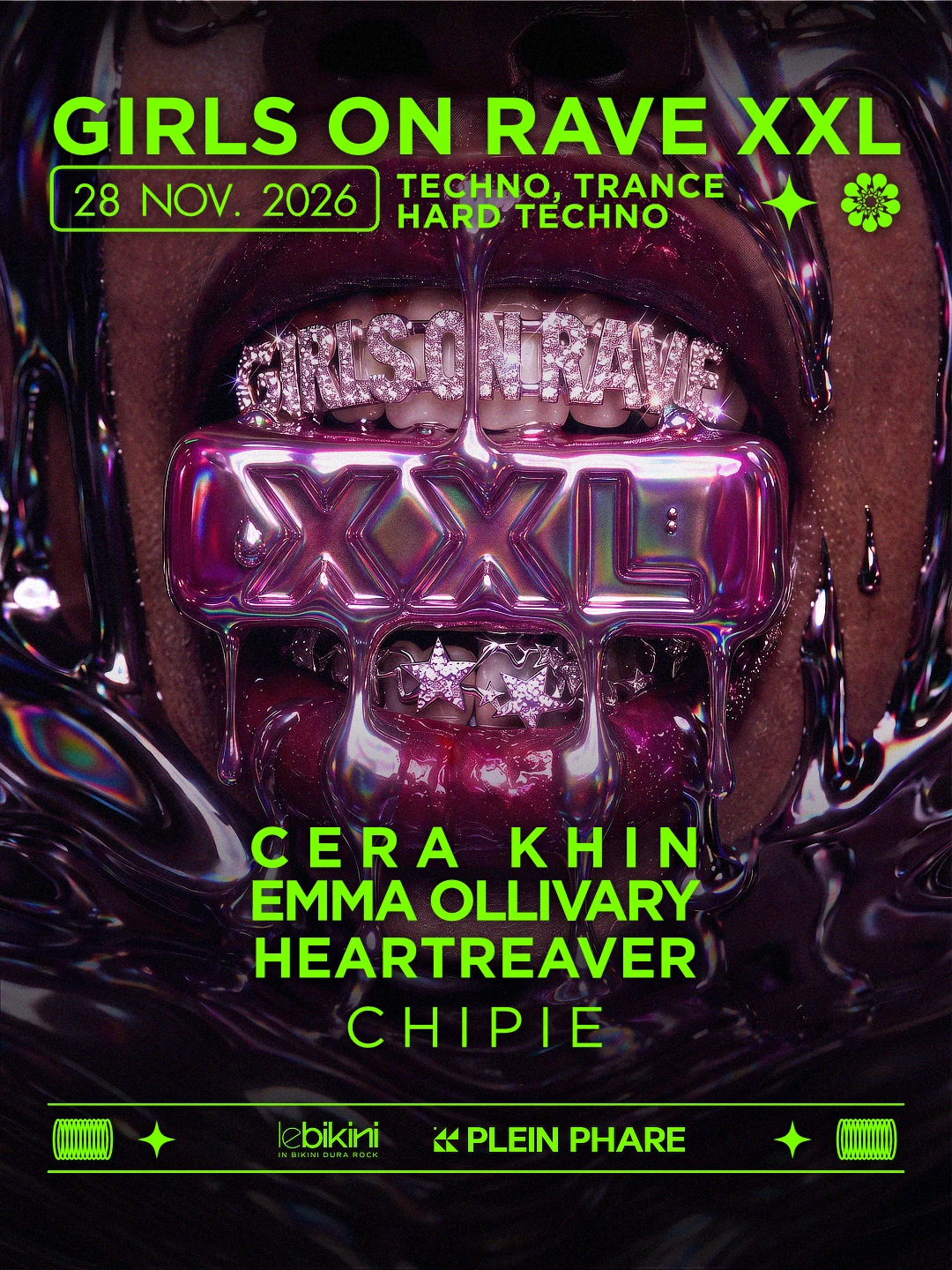 Girls On Rave Xxl Inv. Cera Khin, Emma Ollivary & More