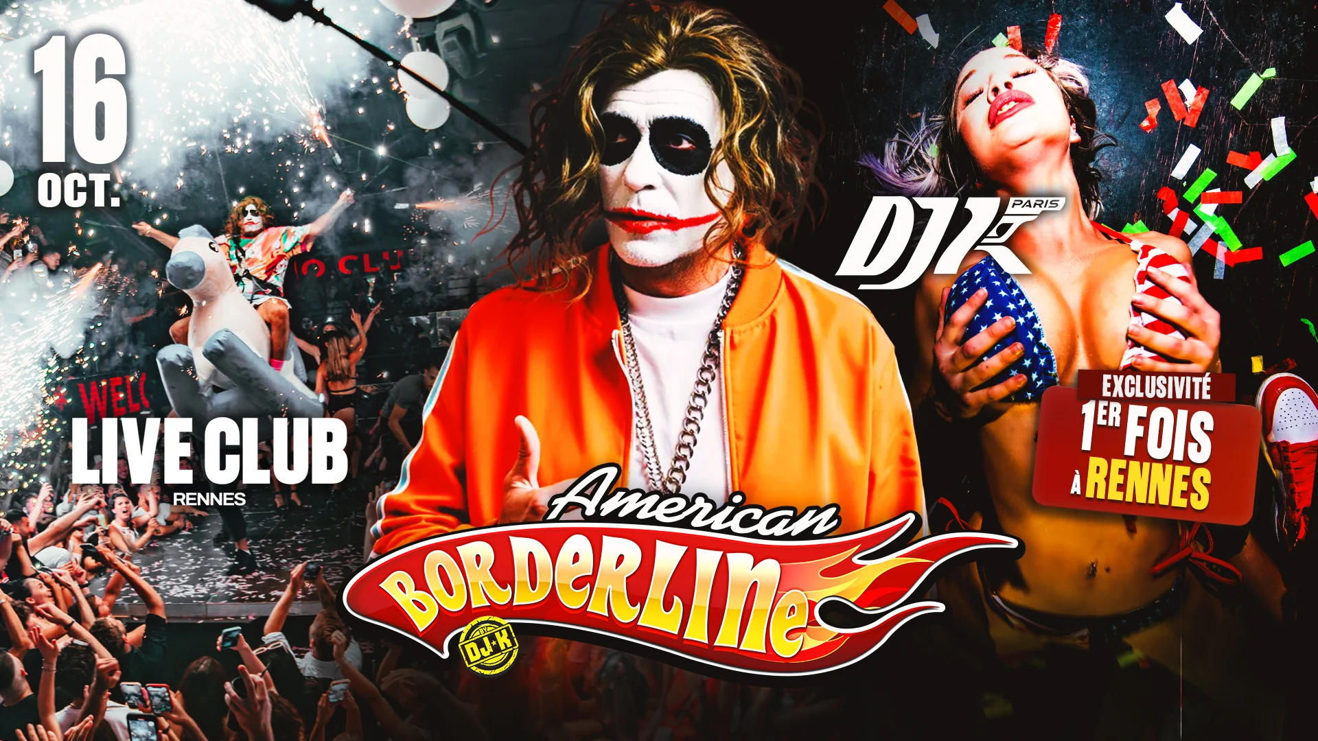 American Bordeline (1er Fois À Rennes) : Dj K