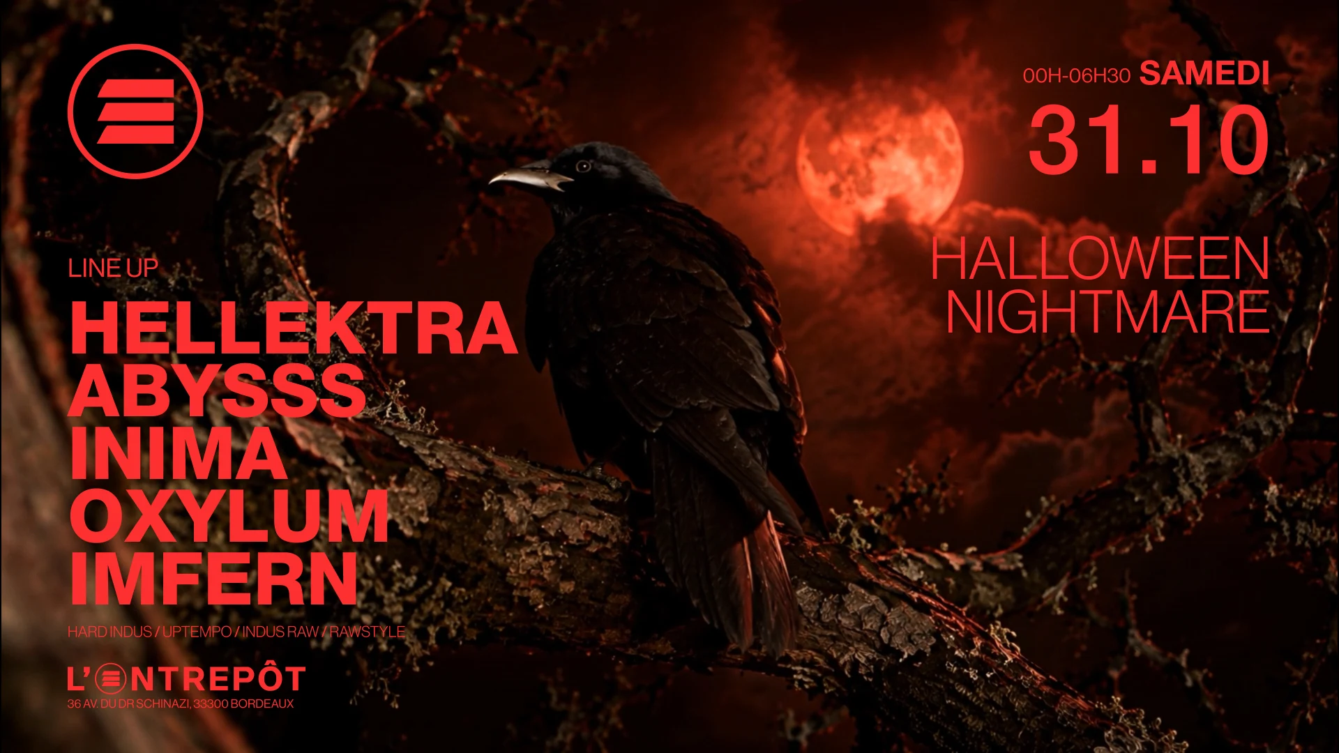 Halloween Nightmare // Hellektra - Abysss - Inima - Oxylum