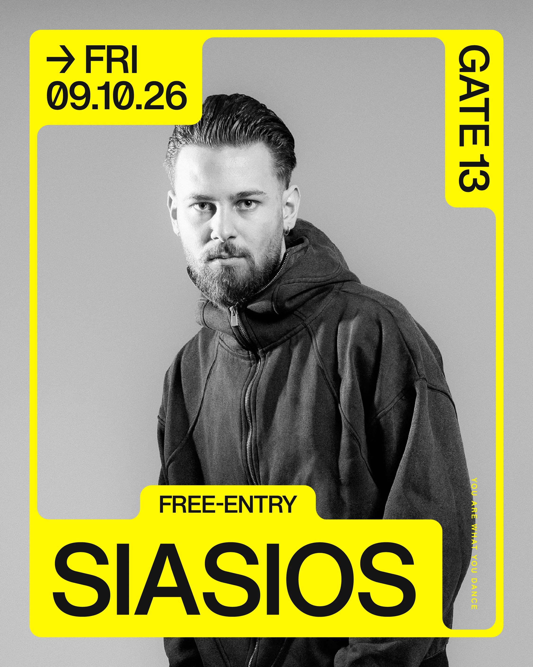Siasios - Gate13 - Free Entry