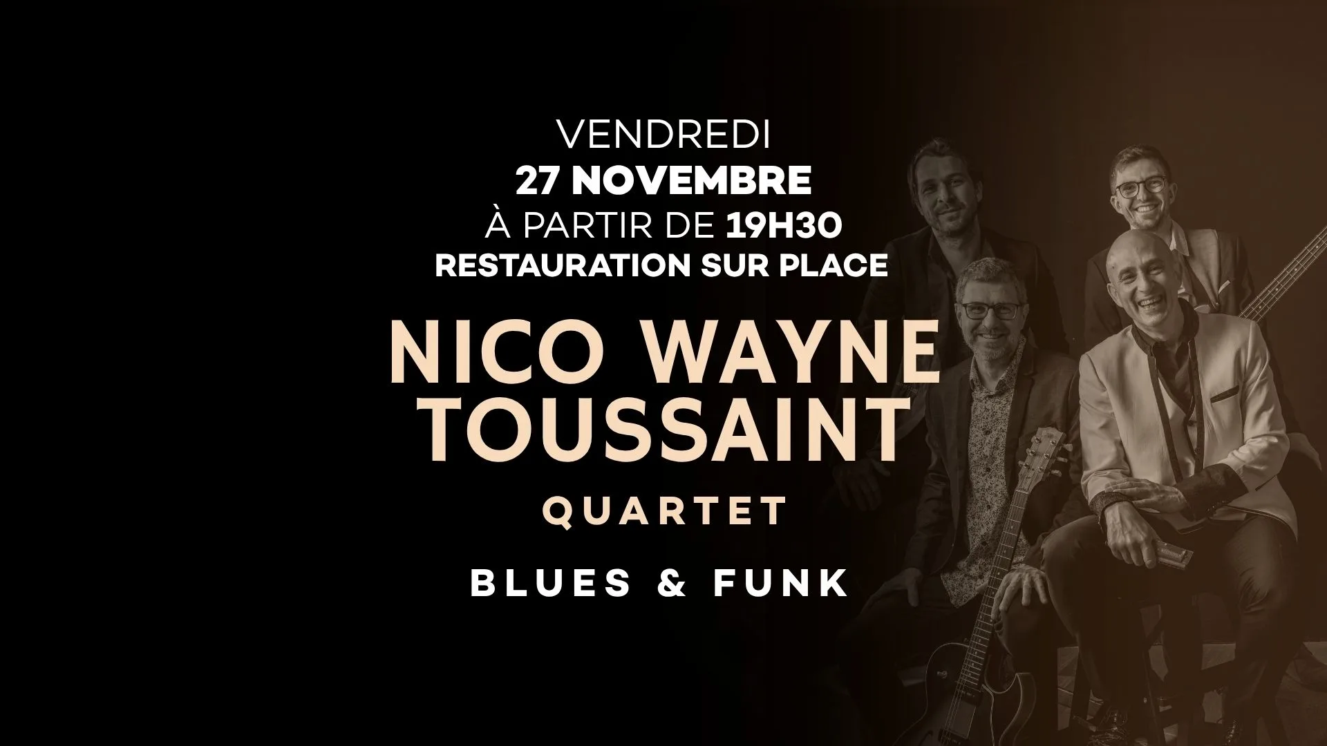 Nico Wayne En Concert ! Blues & Funk