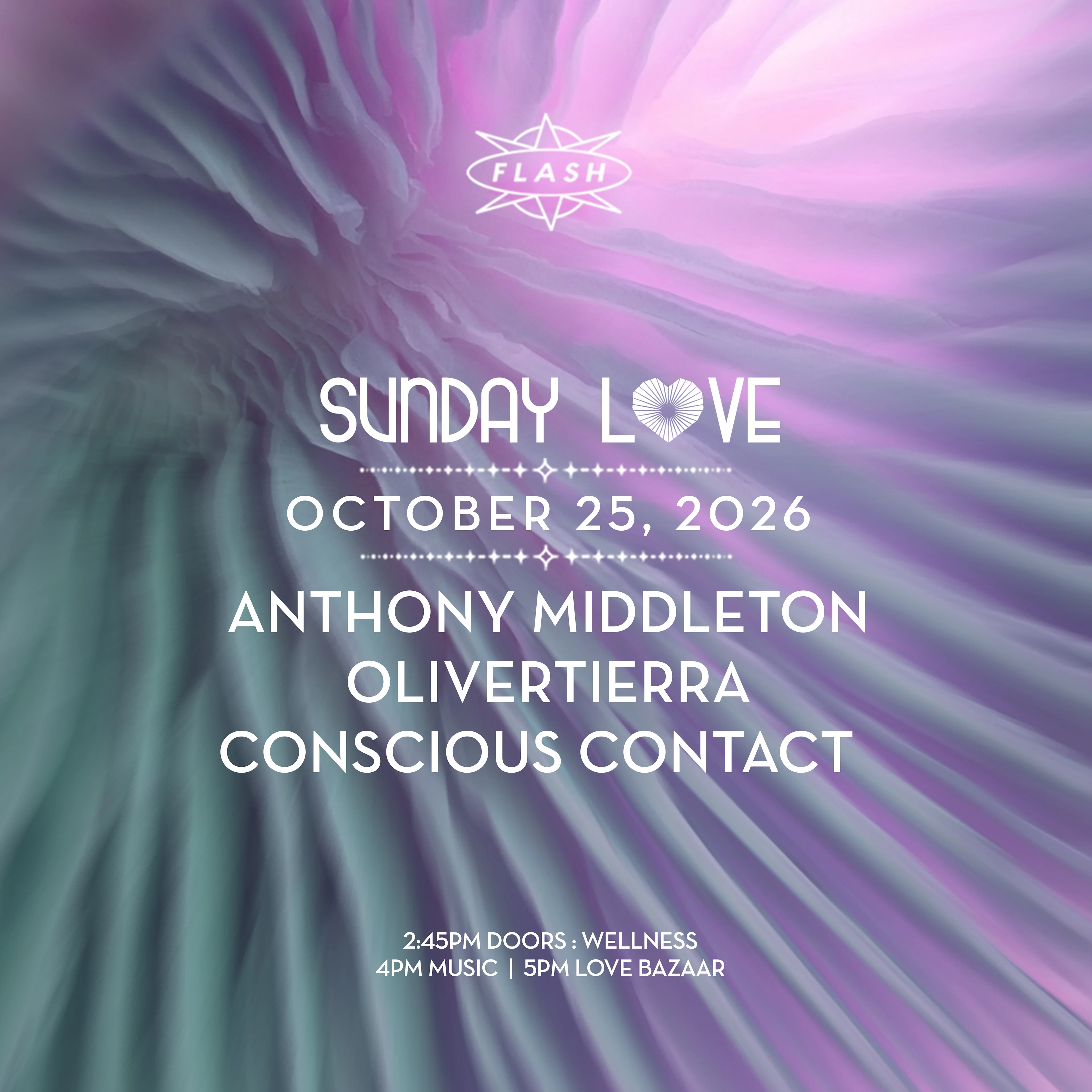 Sunday Love:Anthony Middleton-Olivertierra-Conscious Contact