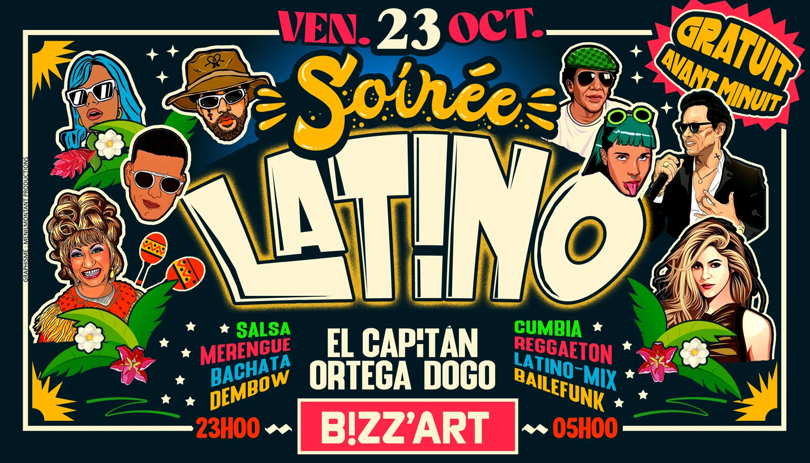 Soirée Latino X Canal St Martin 23.10.26