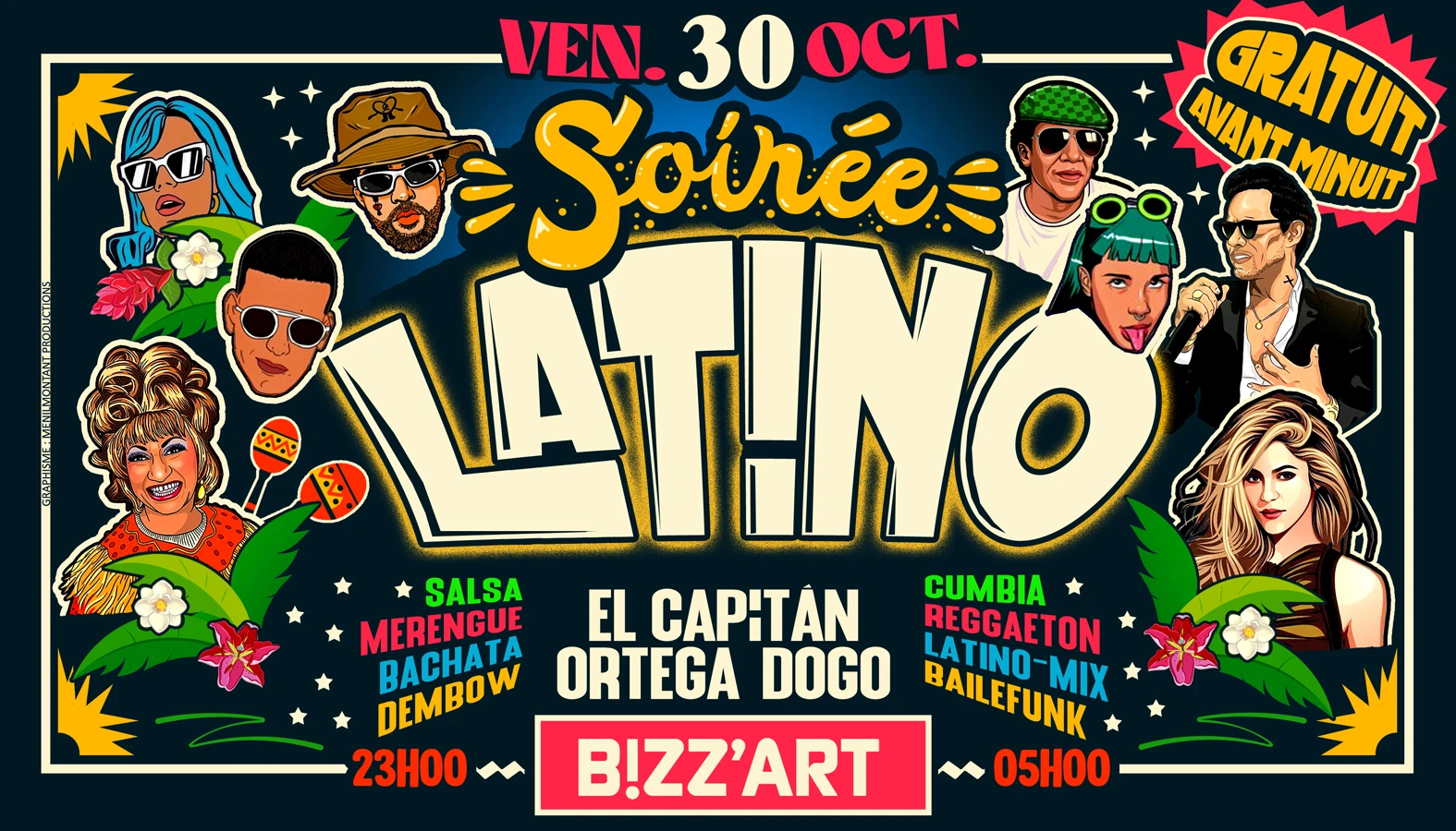 Soiree Latino X Canal Saint Martin 30.10.26