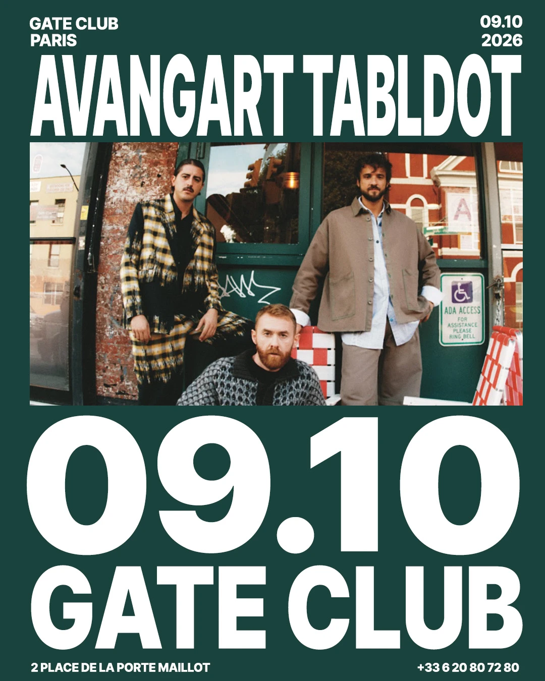Avangart Tabldot At Gate Club Paris