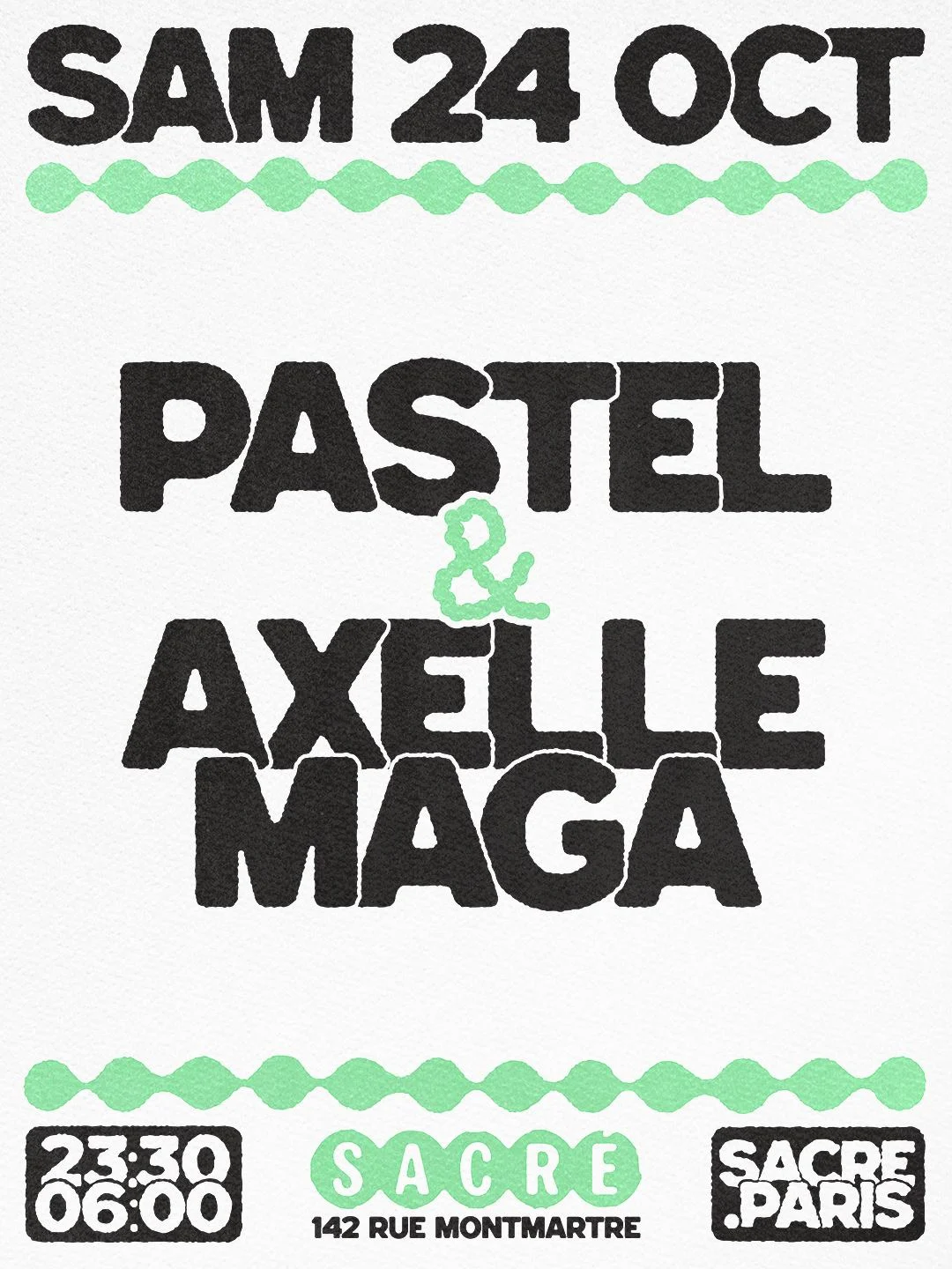 Sacré Présente : Pastel & Axelle Maga