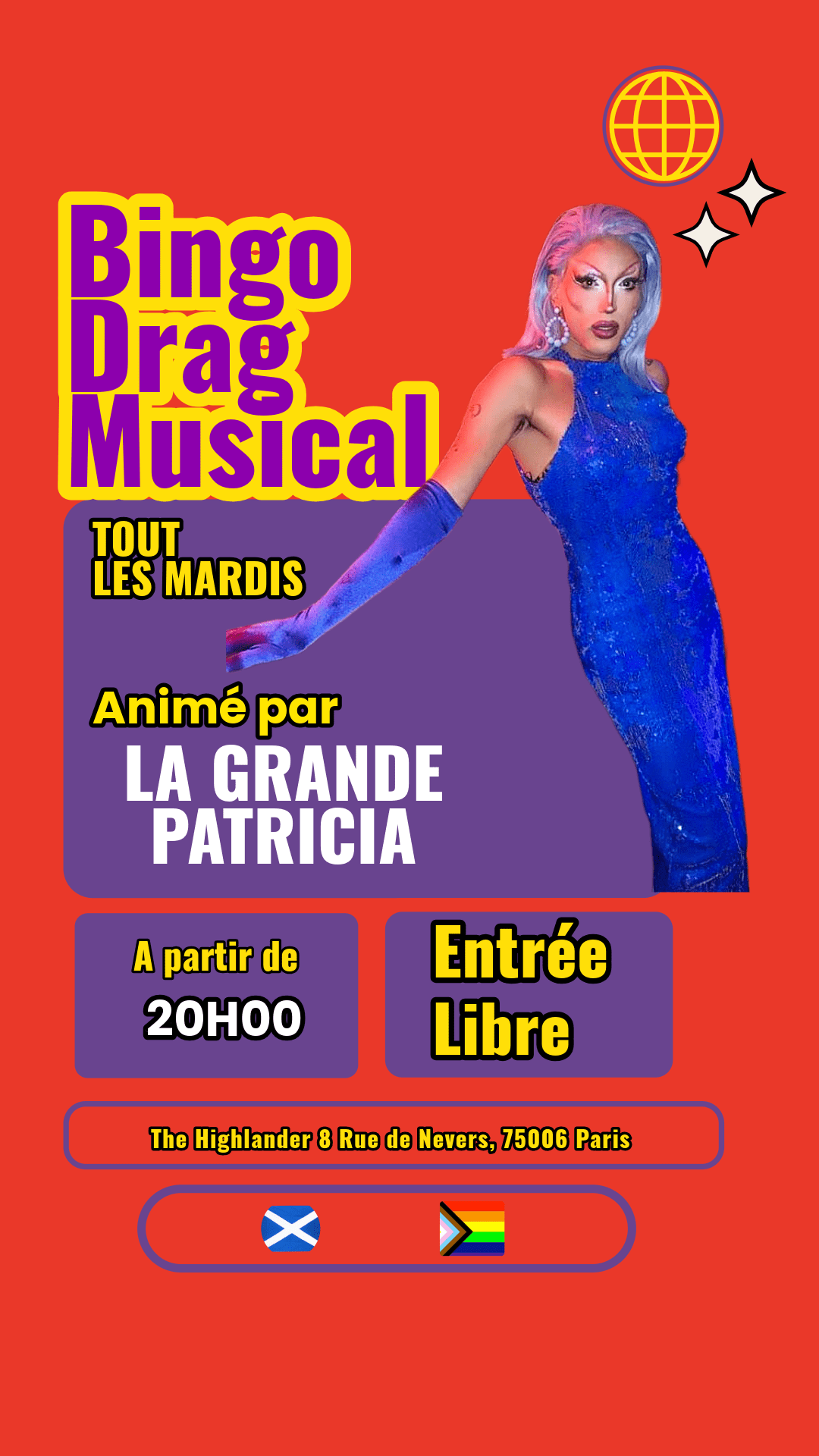 Bingo Drag Musical : La Grande Patricia
