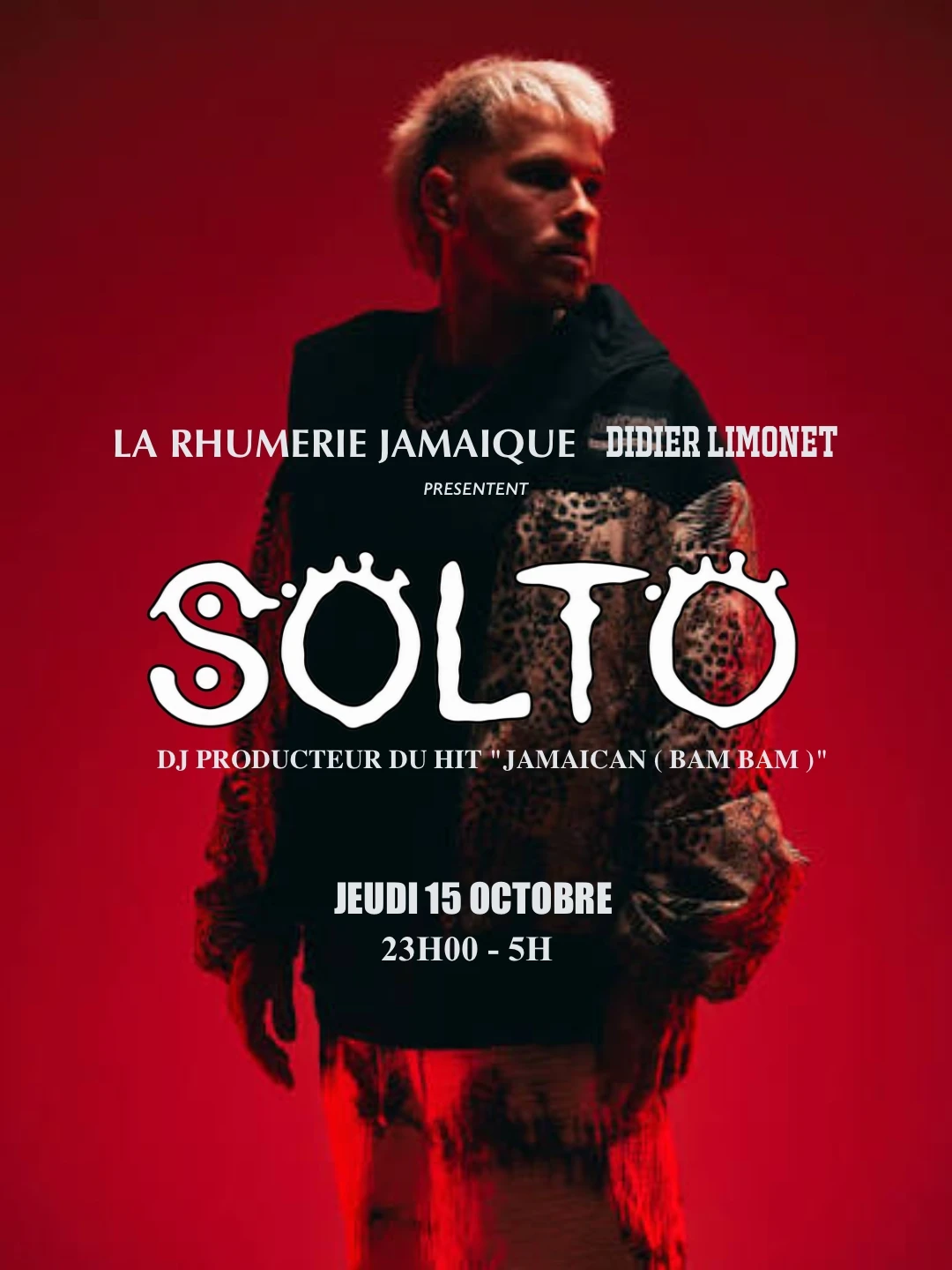 Solto - Jeudi 15 Octobre - Rhumerie Jamaique