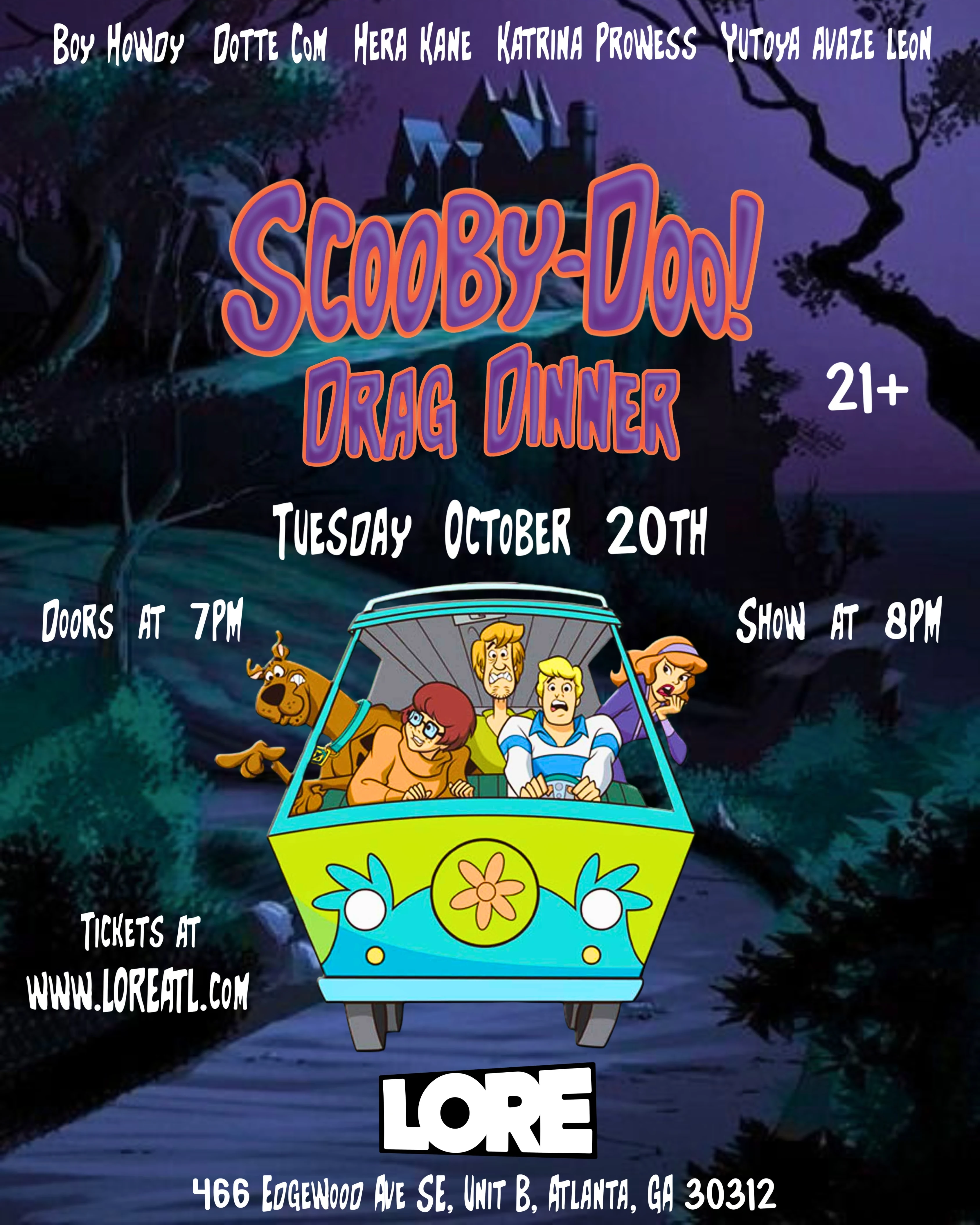 Scooby Doo Drag Dinner