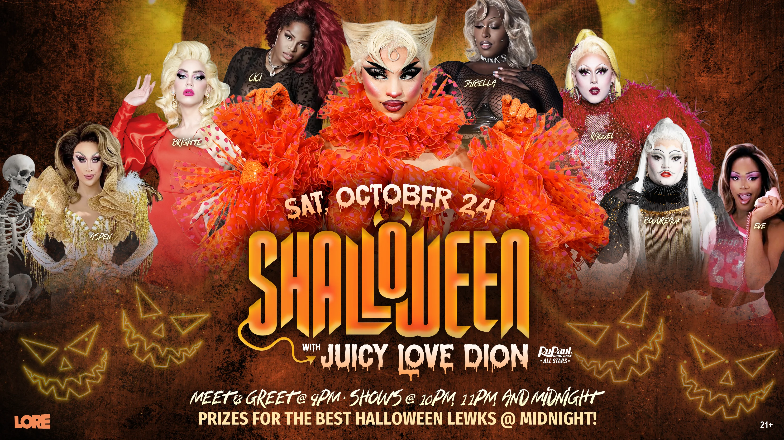 Shalloween! With Juicy Love Dion From Rupaul's Drag Race