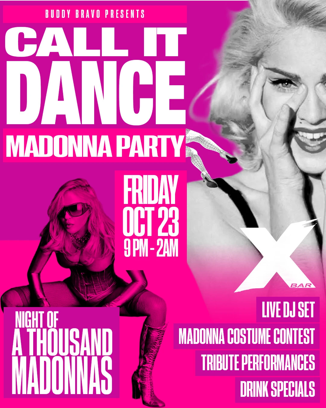 Buddy Bravo Presents: Call It Dance | Madonna Party