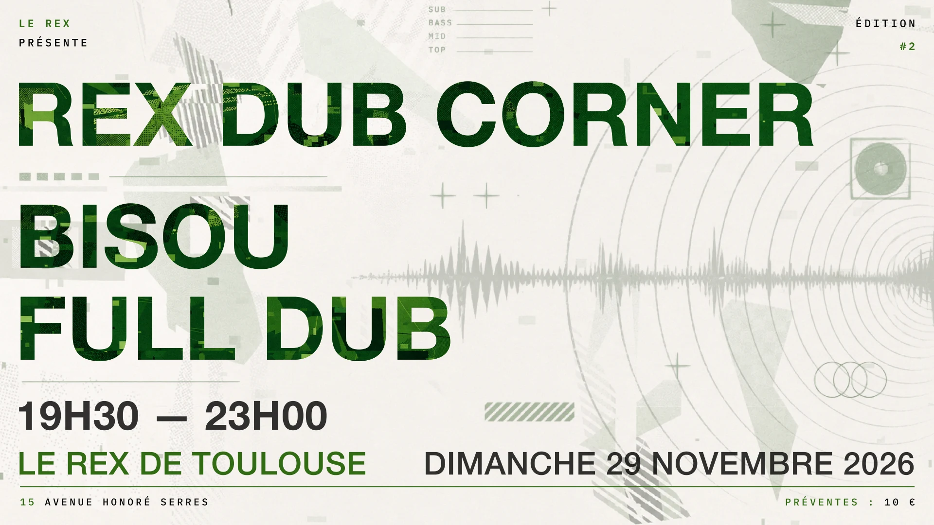Rex Dub Corner : Bisou + Full Dub