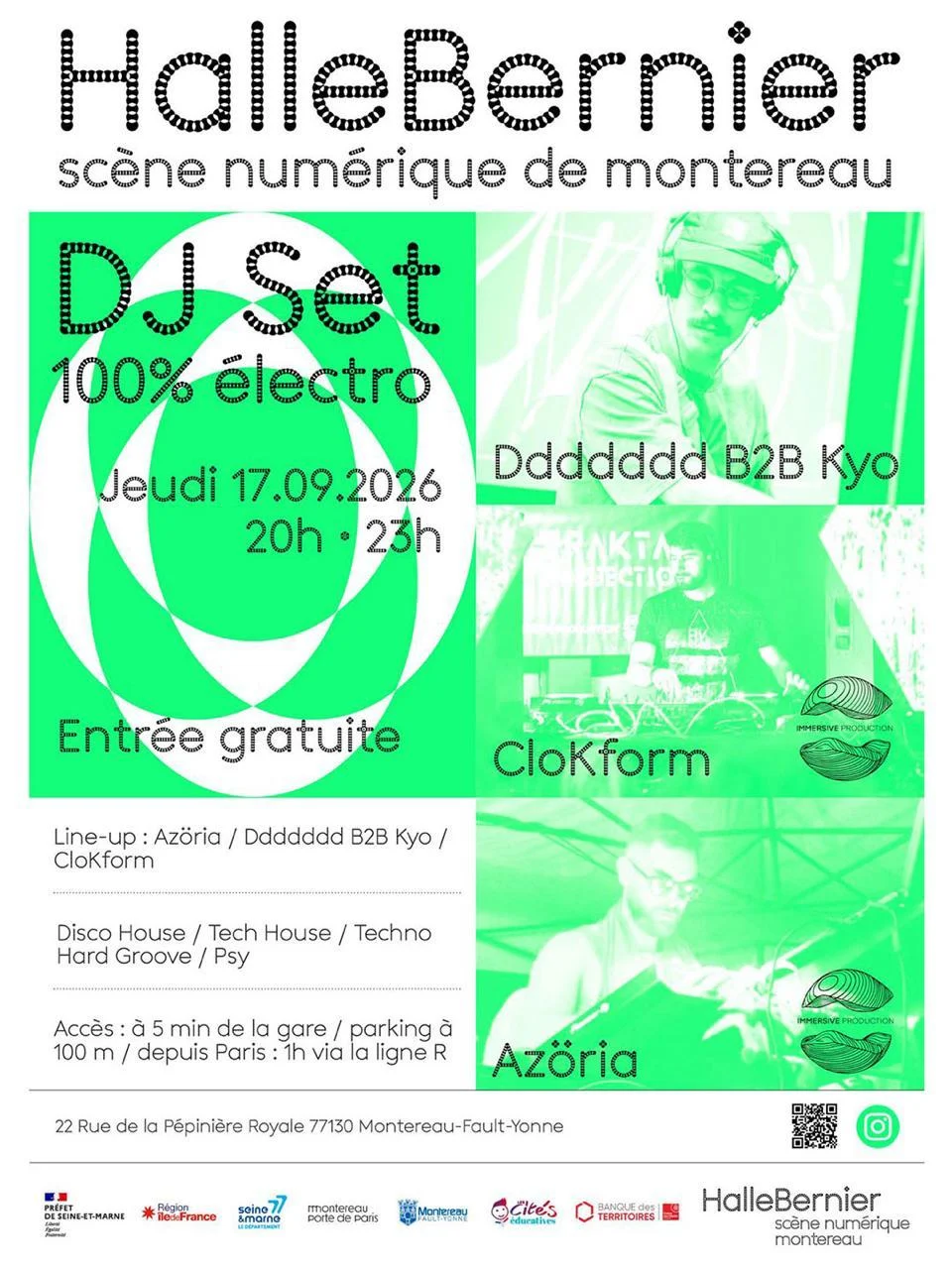 [Entree Libre] Inauguration De La Halle Bernier + Dj Set
