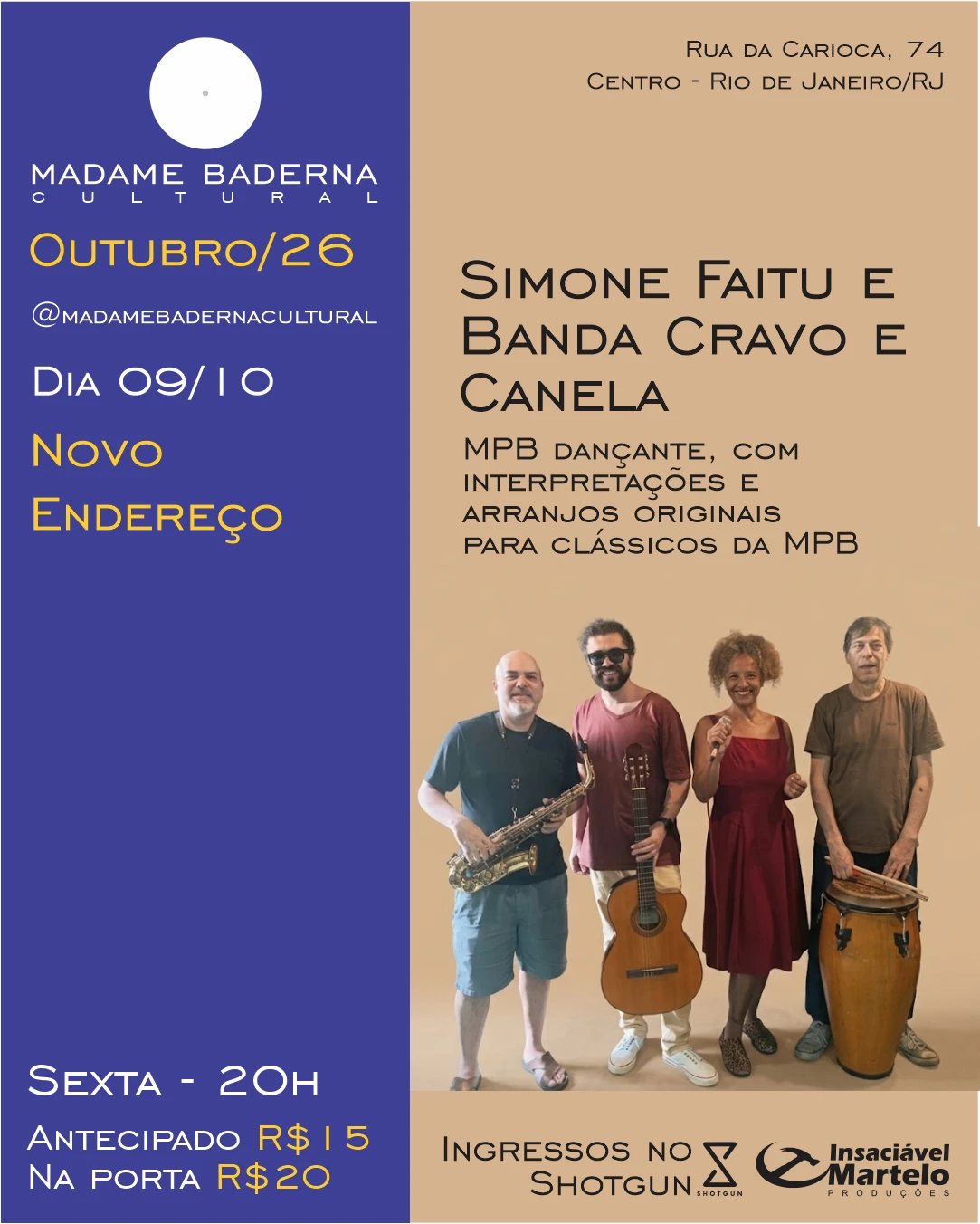 Simone Faitu & Banda Cravo E Canela