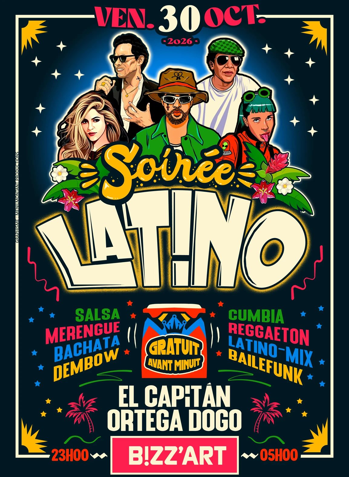 Soiree Latino X Canal Saint Martin 30.10.26