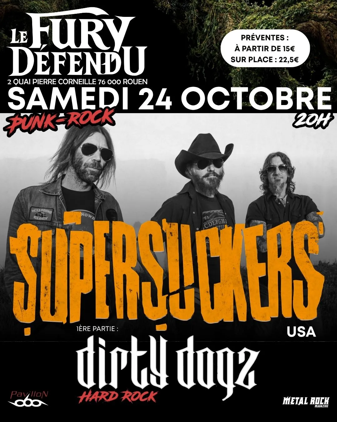 Supersuckers + Dirty Dogz // Le Fury Défendu