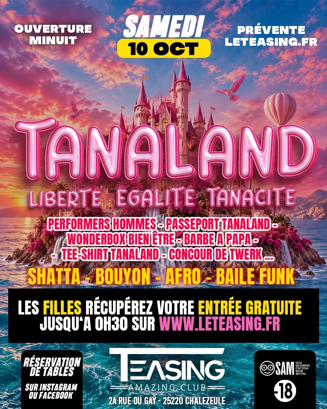 Tanaland X Le Teasing Besançon