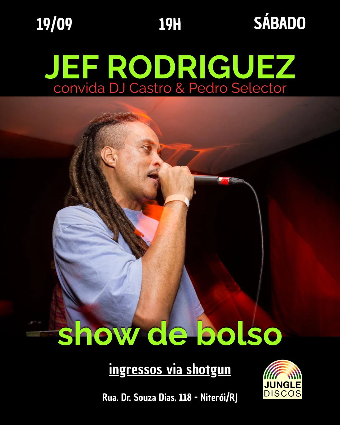 Show De Bolso: Jef Rodriguez
