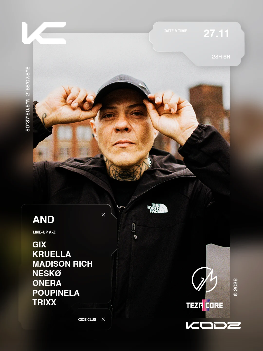 Kodz X G_Mag X Tezaccore Presents : And, Ønera, Poupinela...