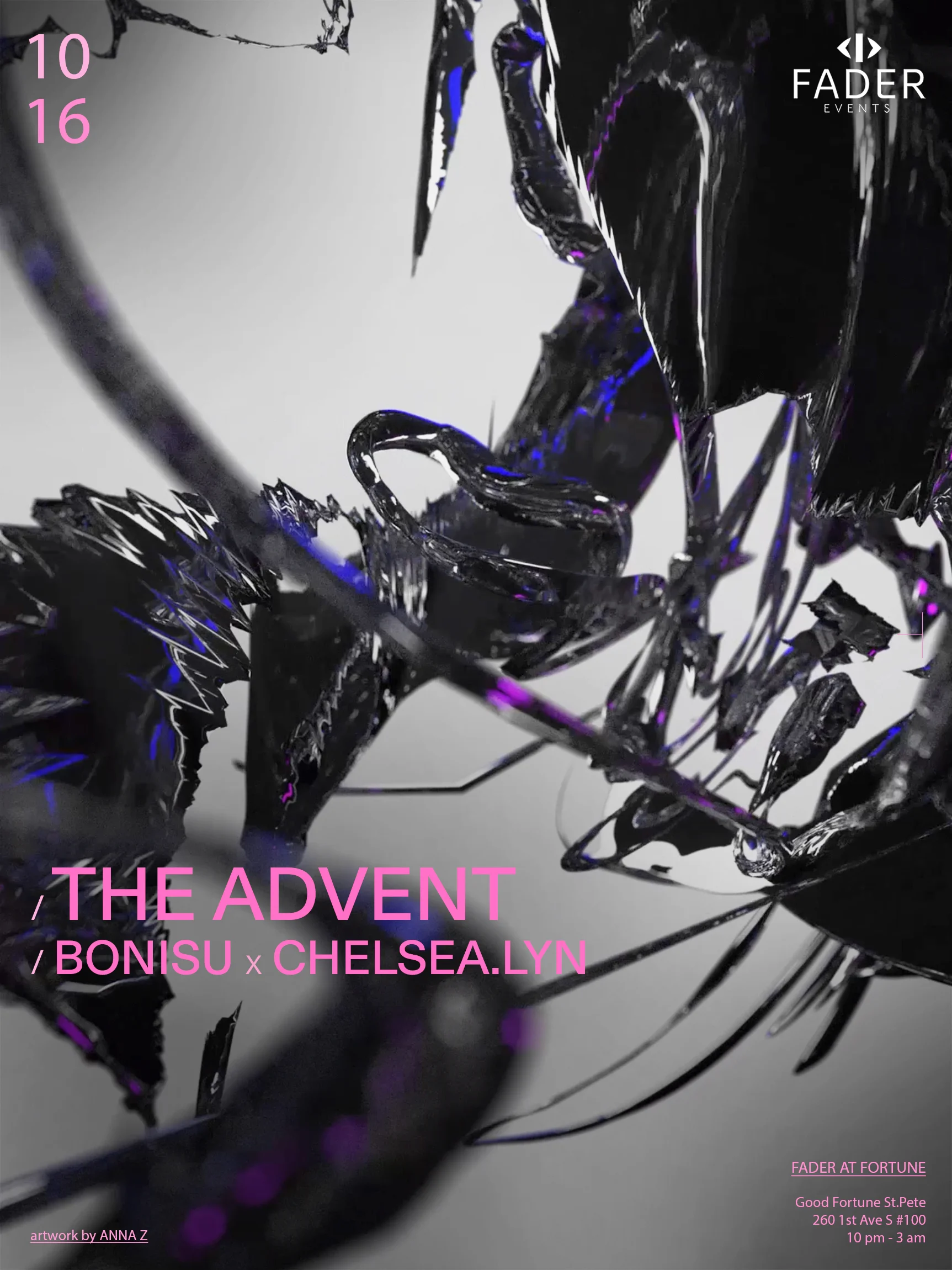 Fader Events Invites: The Advent