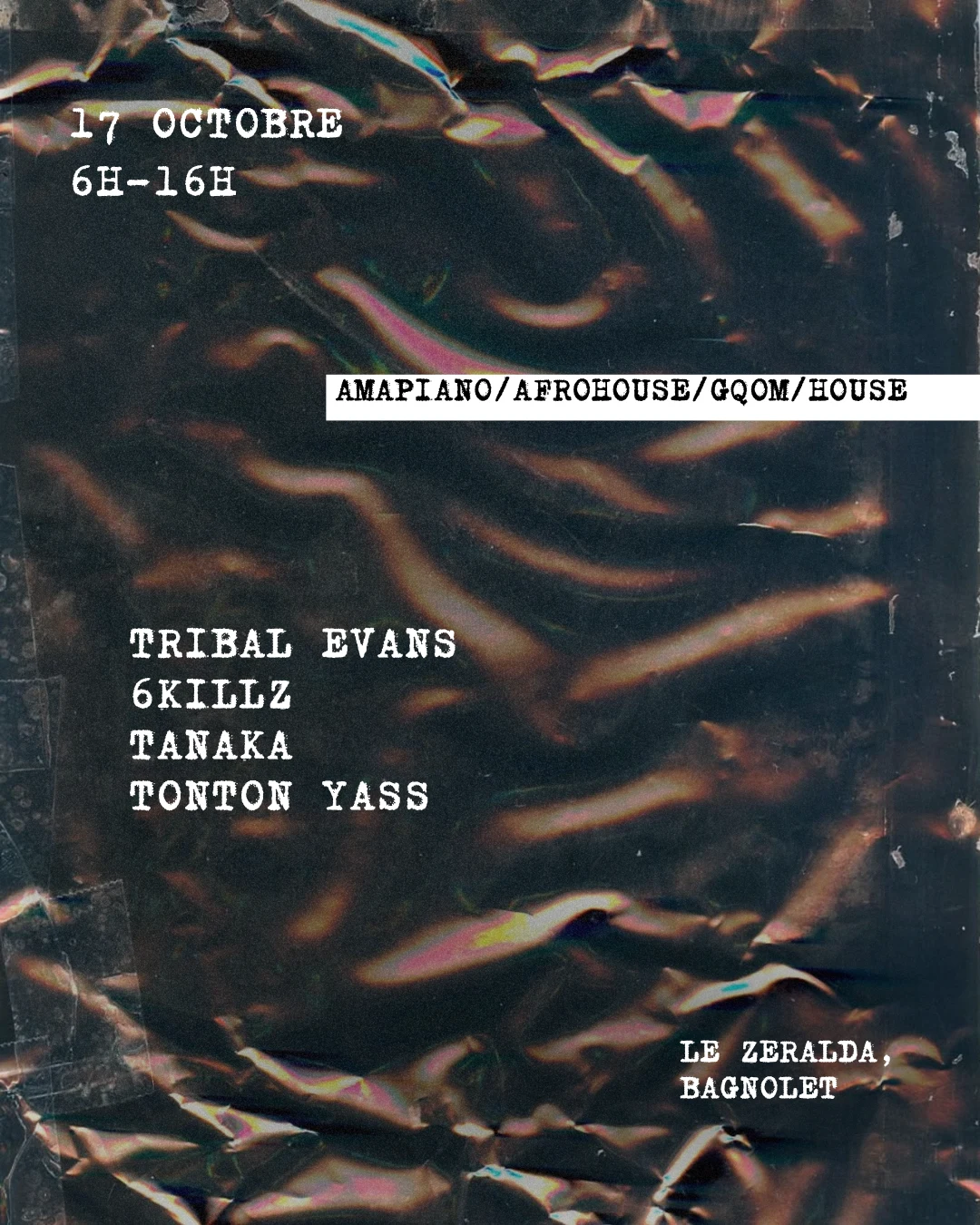 Tribal Evans, 6killz, Tanaka, Tonton Yass,