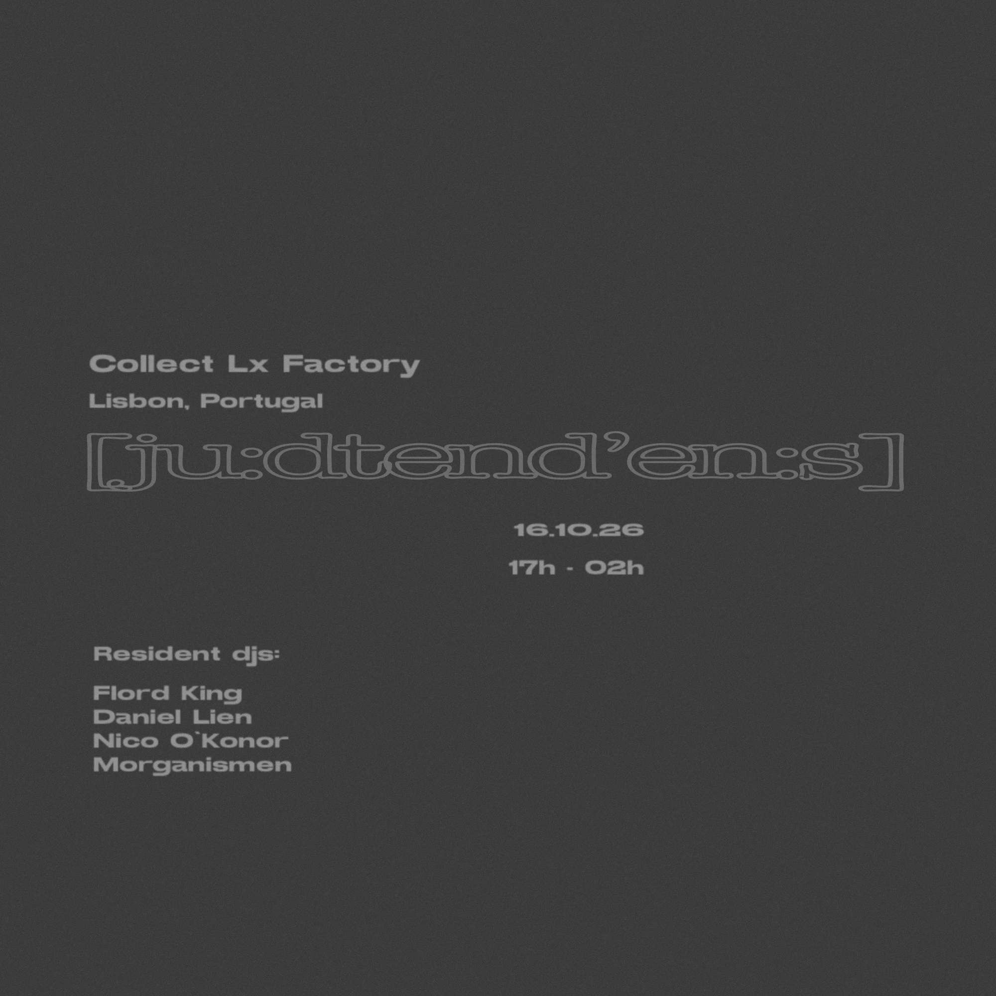 [Ju:Dtend'en:S] At Collect LX Factory
