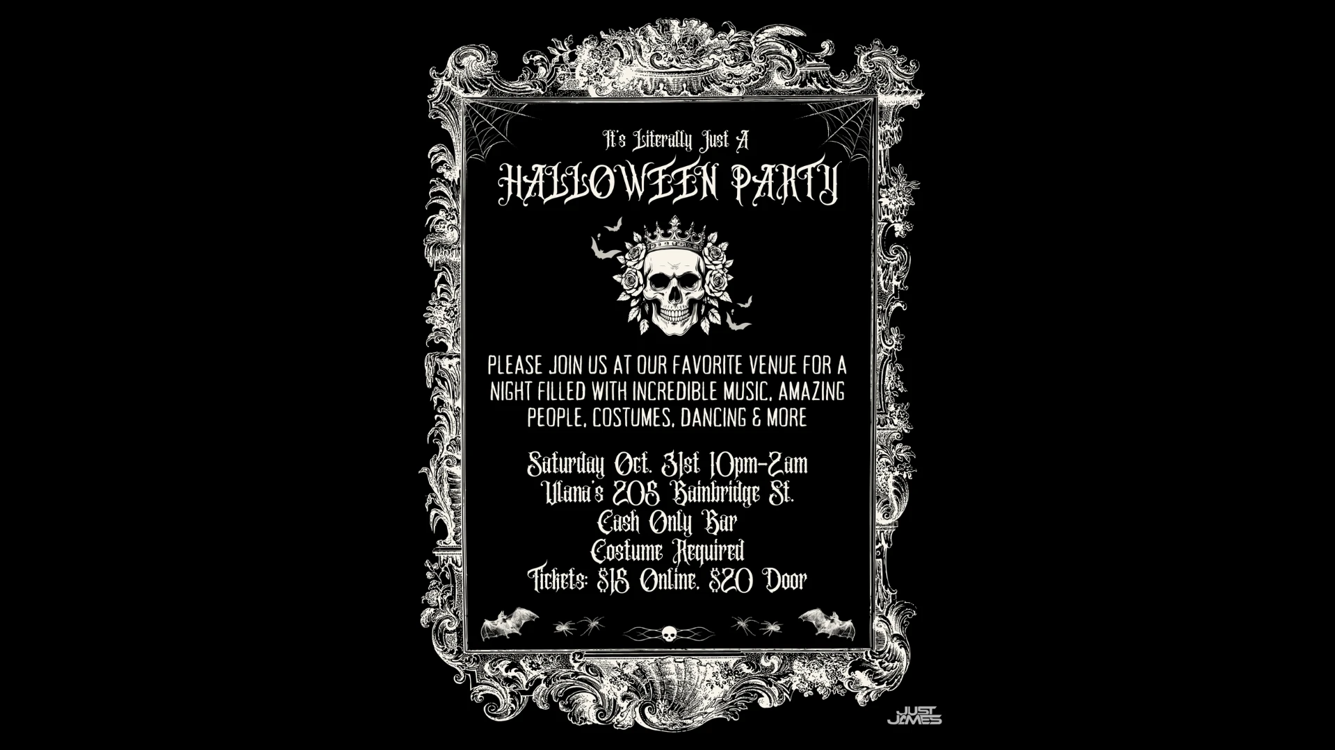 It's Literally Just A Halloween Party