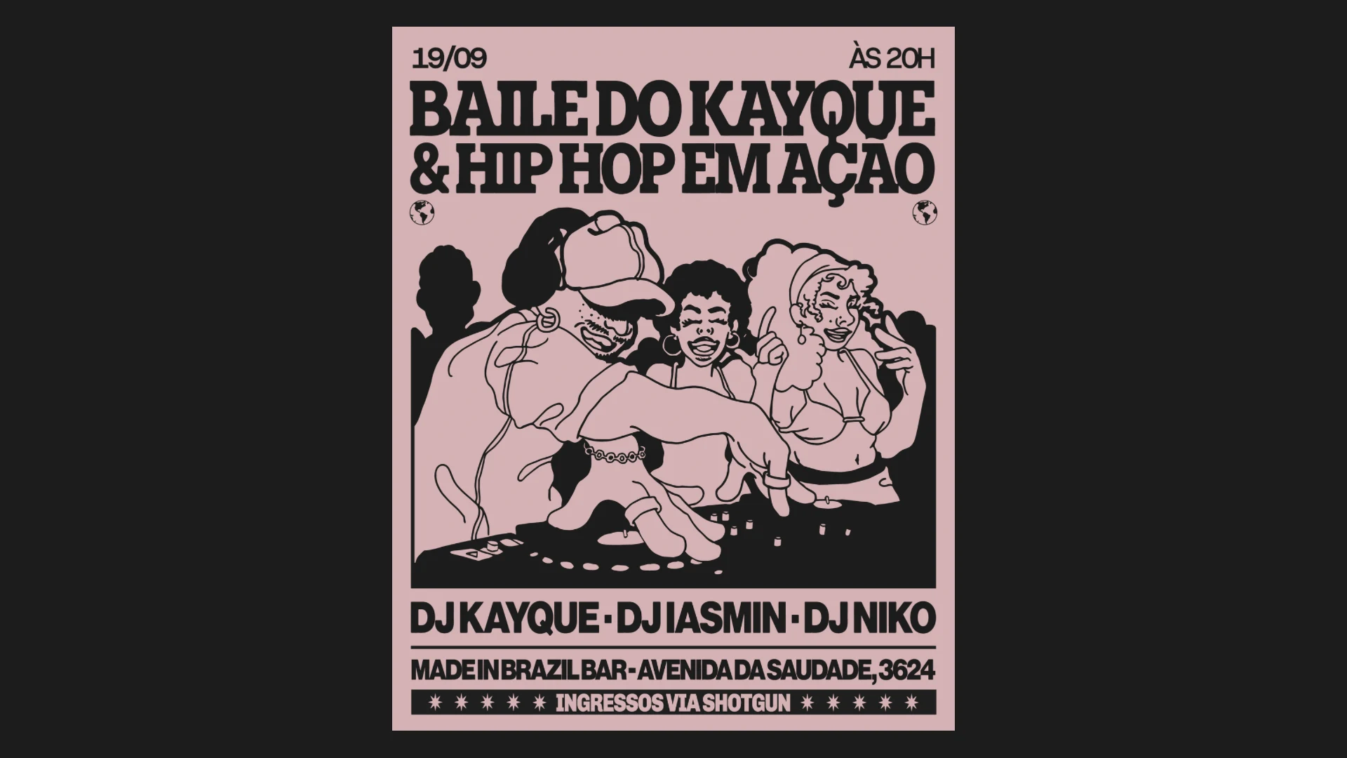 Baile Do Kayque X Hip Hop Em Ação