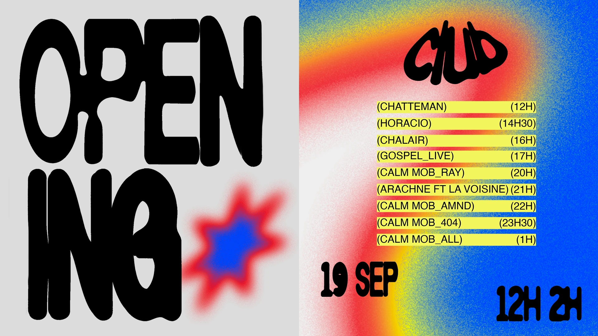 Opening - Bienvenue Chez Club