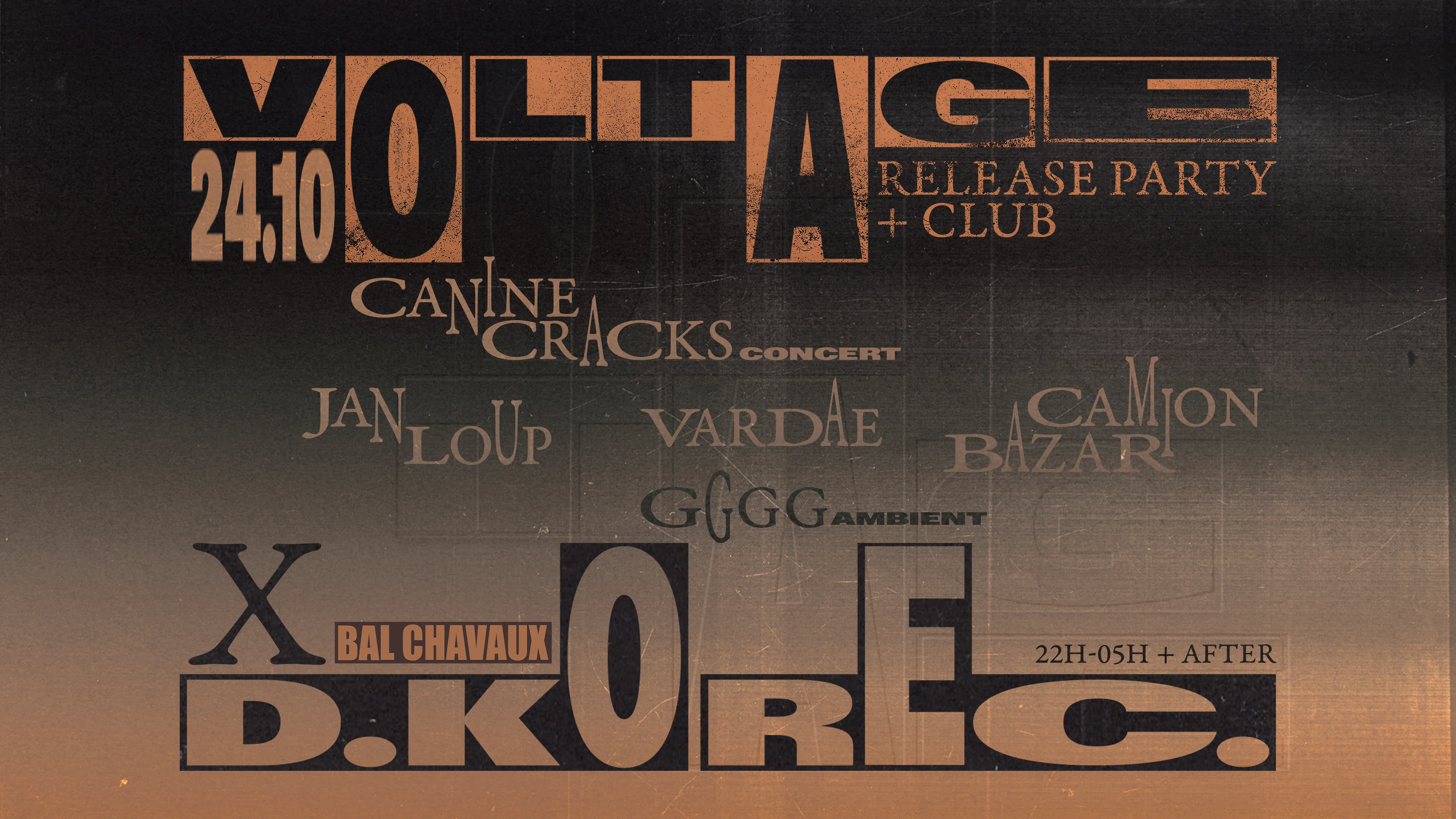 Voltage D.Ko: Canine Cracks, Vardae, Jan Loup, Camion Bazar
