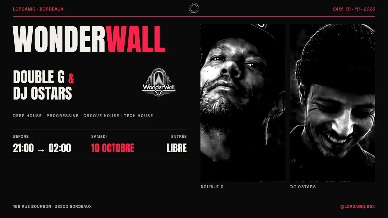 Wonderwall #2 W/ Double G & Dj Ostars