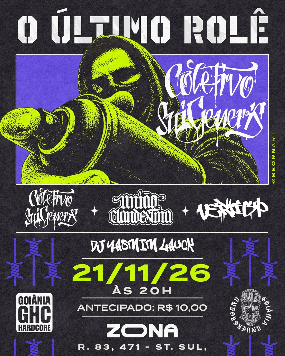 Zona & Ghc Apresentam: Coletivo Sui Generis/Uc/Vertigo