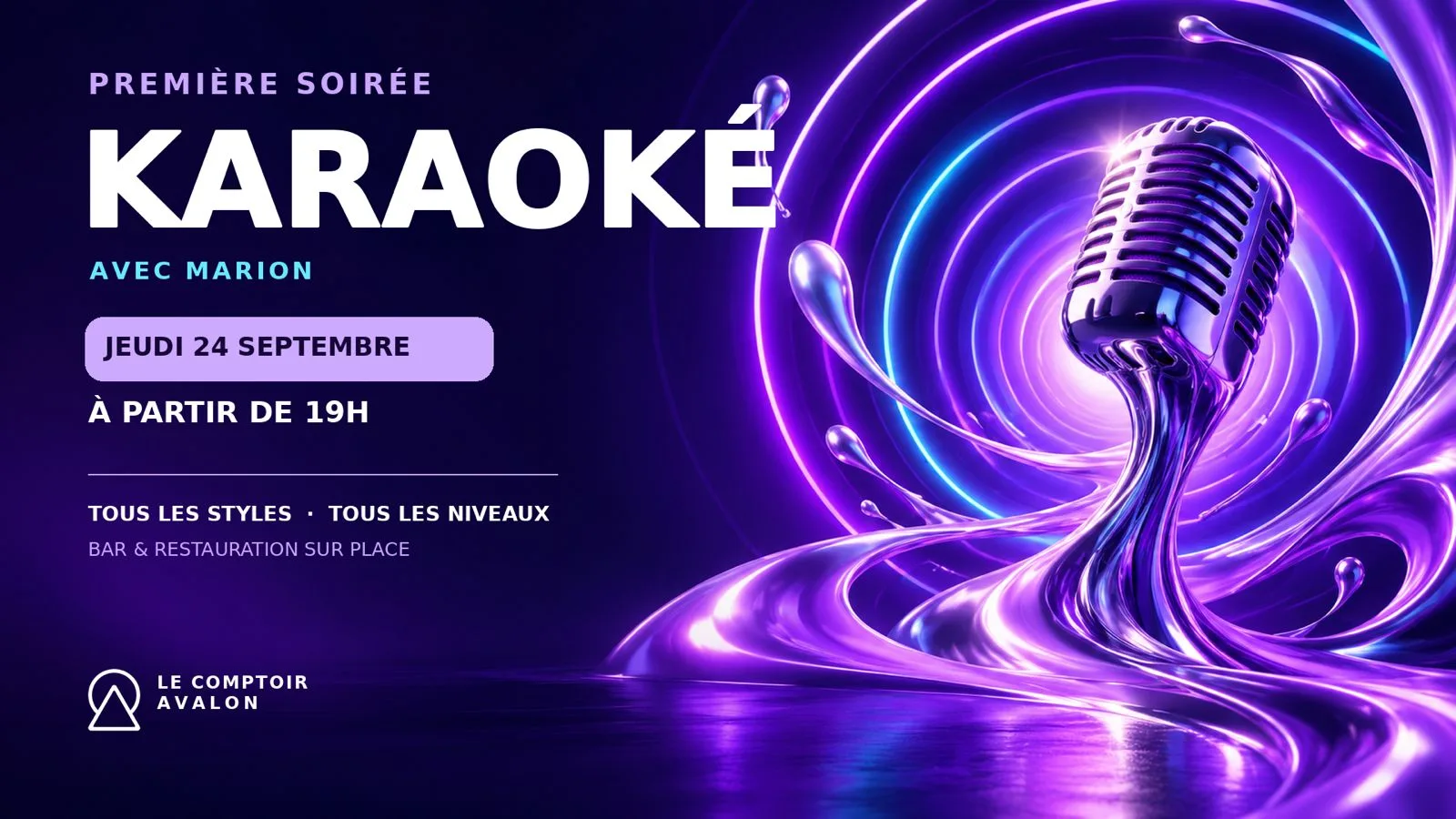 Karaoké Night Au Comptoir Avalon