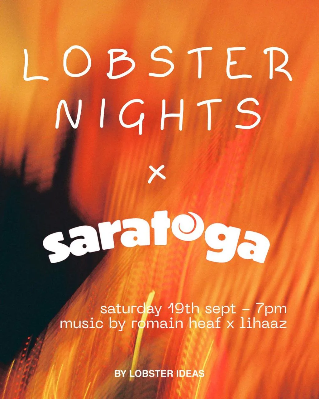 Lobster Nights X Saratoga