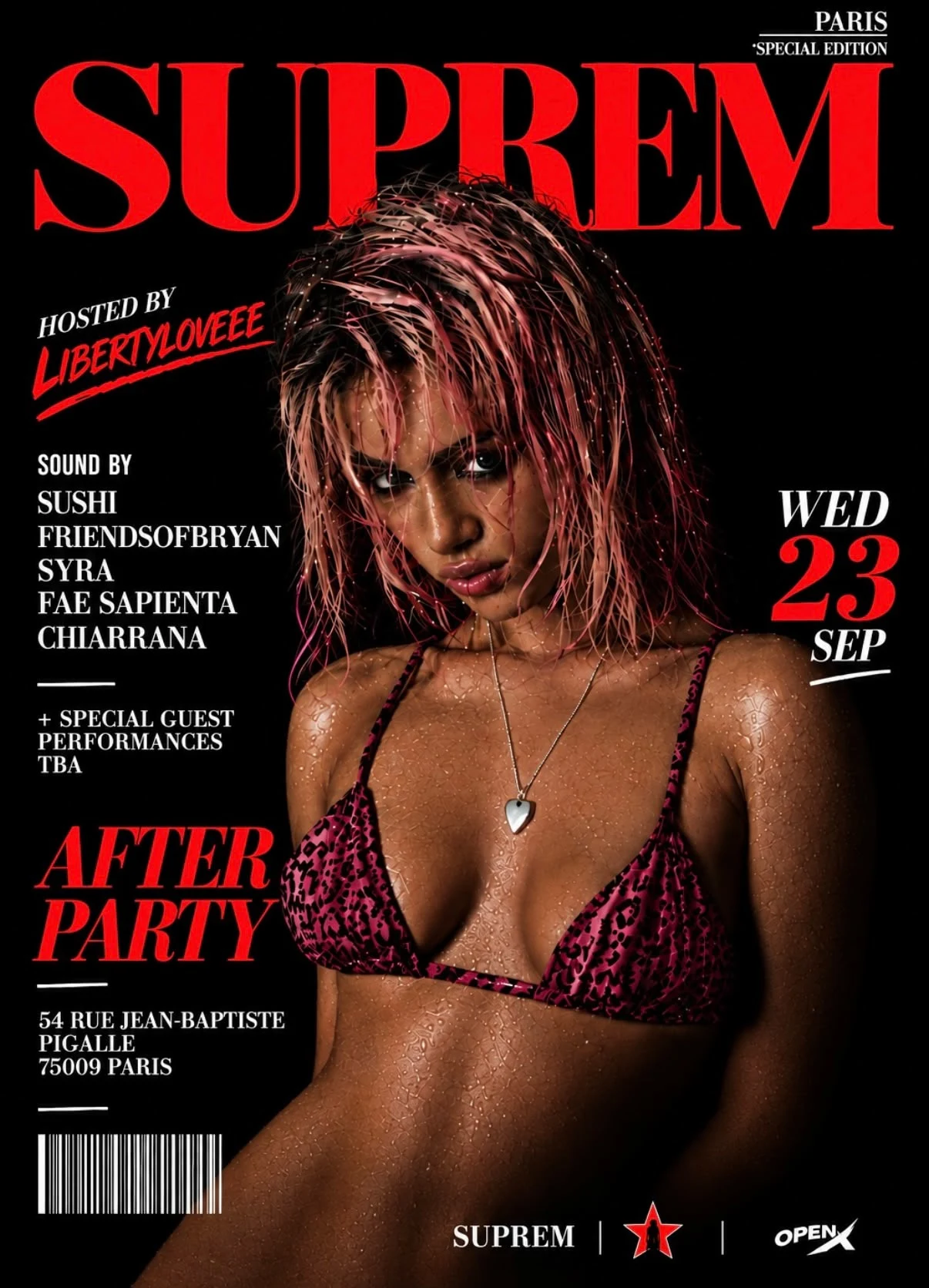 Suprem After Party Host By Libertyloveee