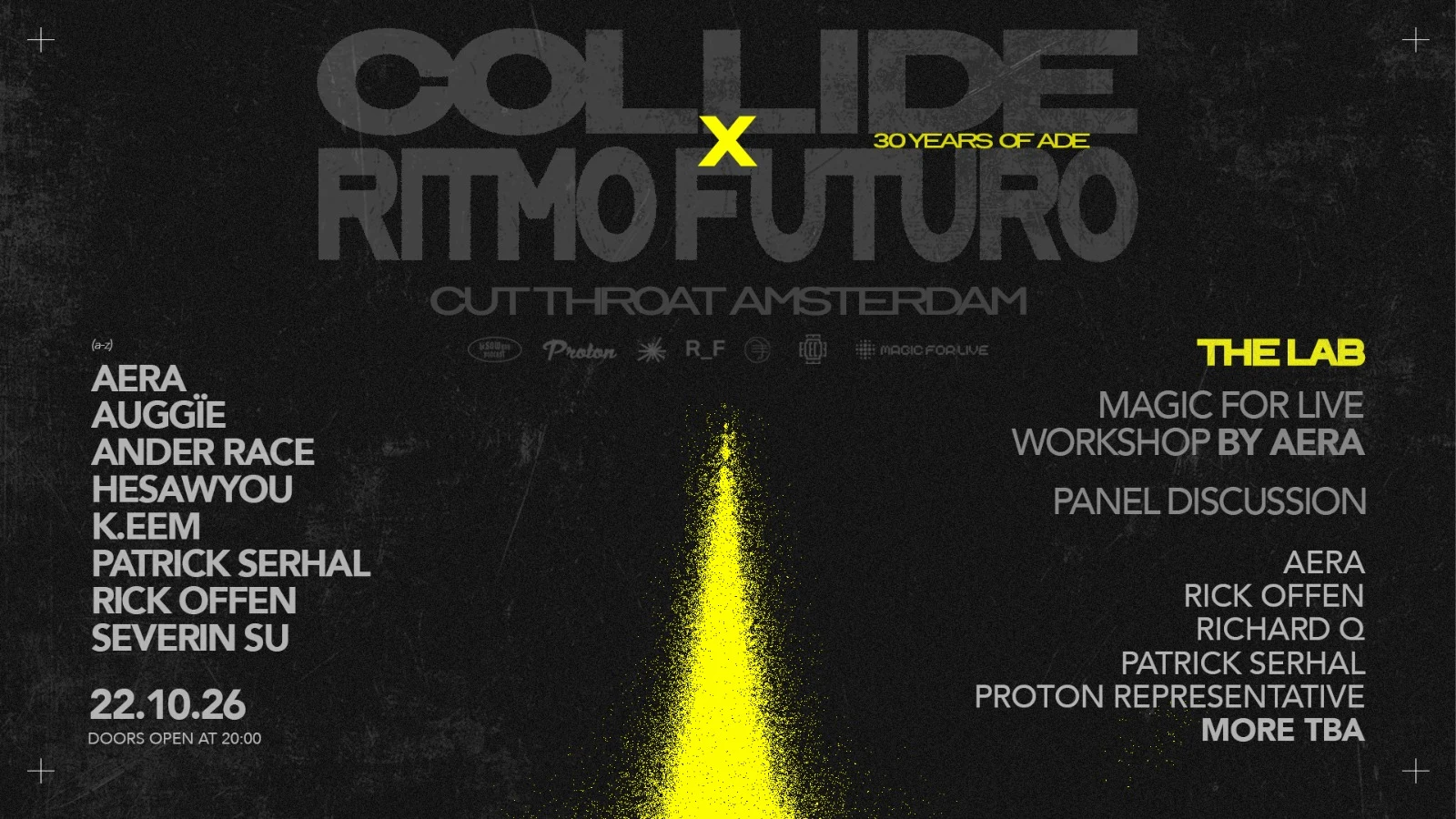 Collide X Ritmo Futuro Ade 2026 Showcase, Workshop & Panel