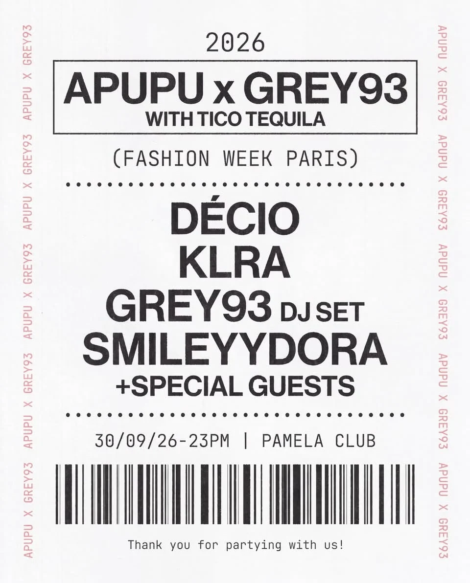 Grey93 X Apupu X Tico (Only 100 Tickets Online)