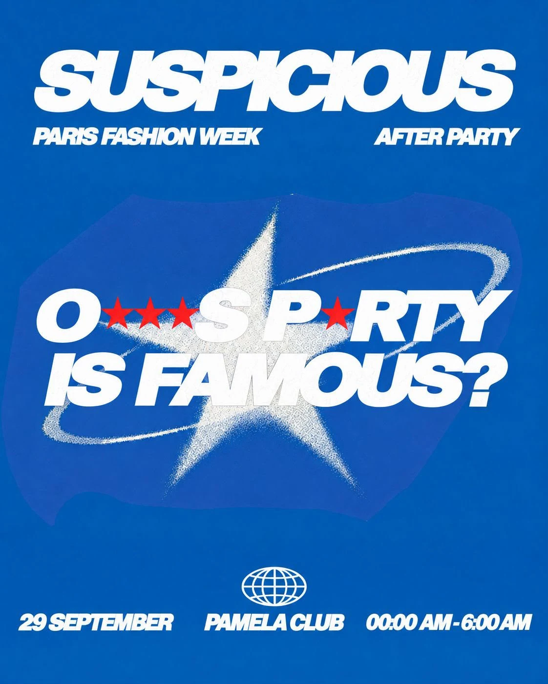 Suspicious Party (Only 100 Tickets Online)