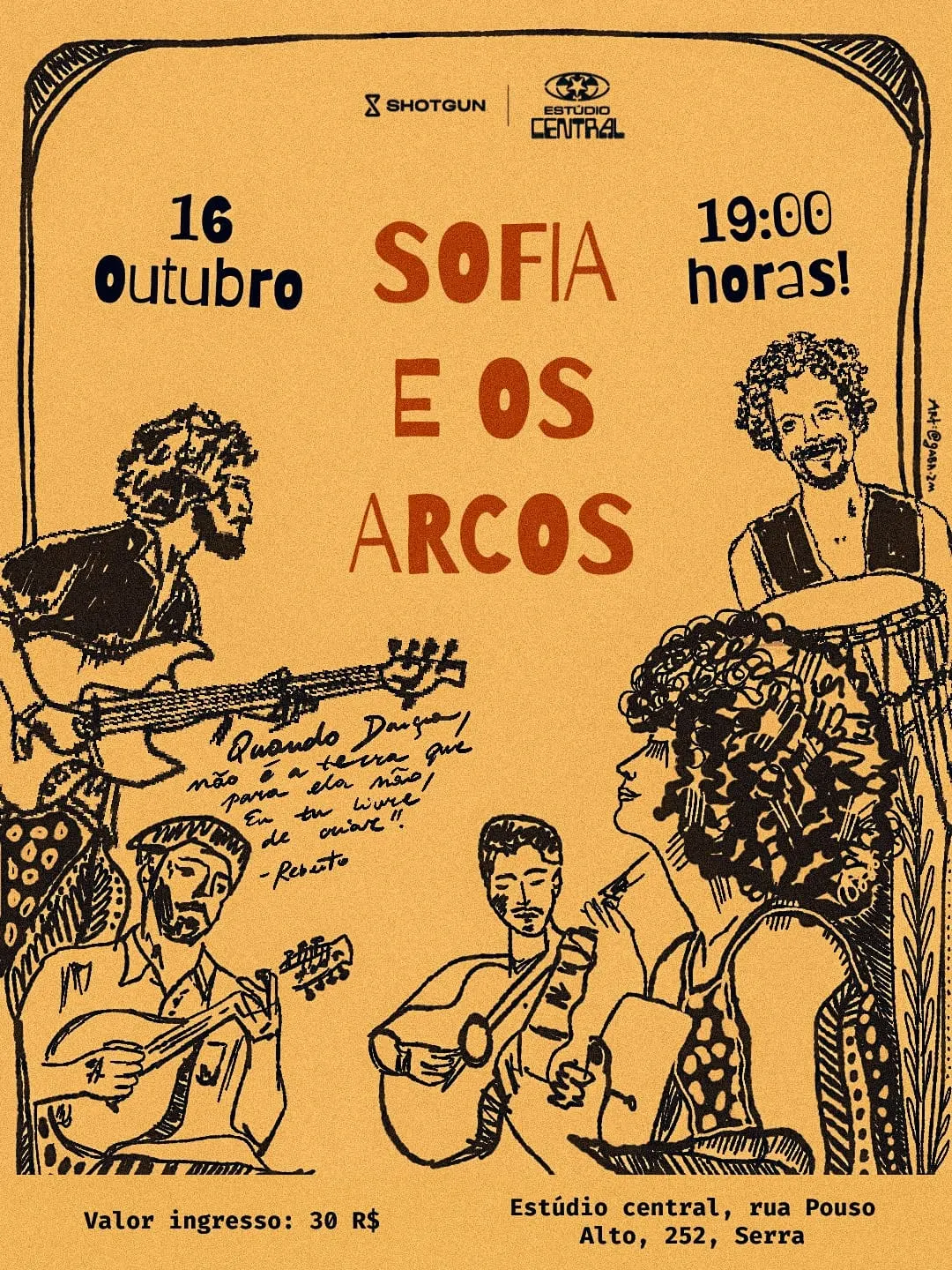 Sofia E Os Arcos No Estúdio Central