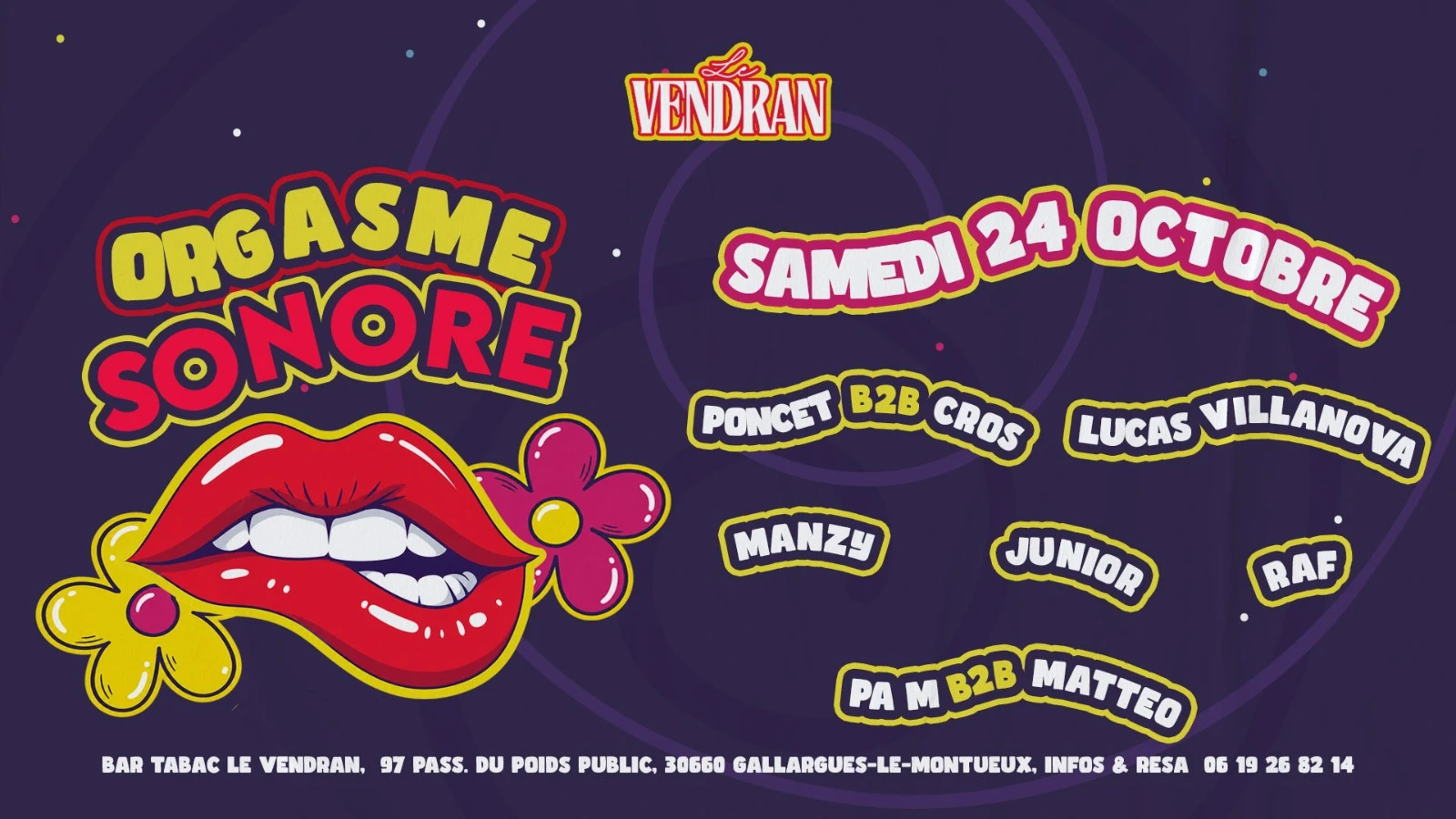 Orgasme Sonore - Bar Le Vendran