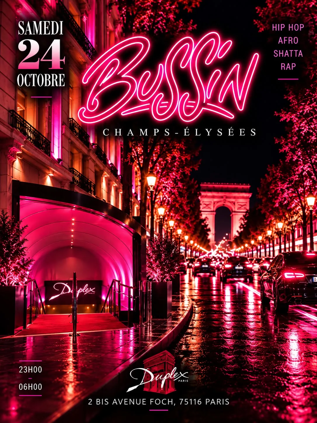 Bussin - Samedi 24 Octobre