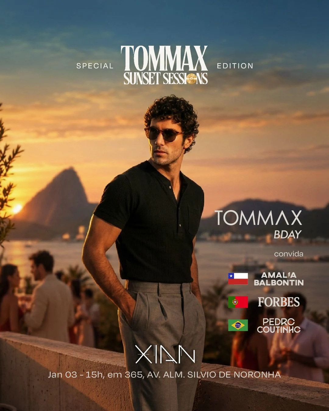 Tmx Sessions @ Xian Rooftop - Tommax B'day | 3 Jan