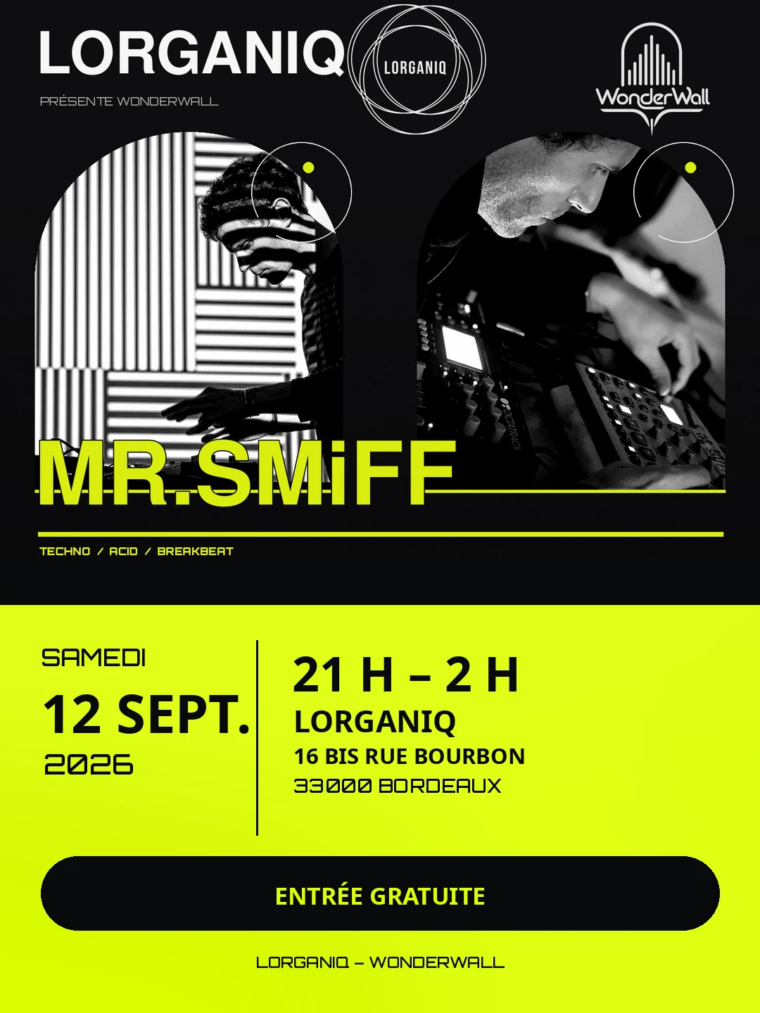 Wonderwall W/ Mr.Smiff — Lorganiq
