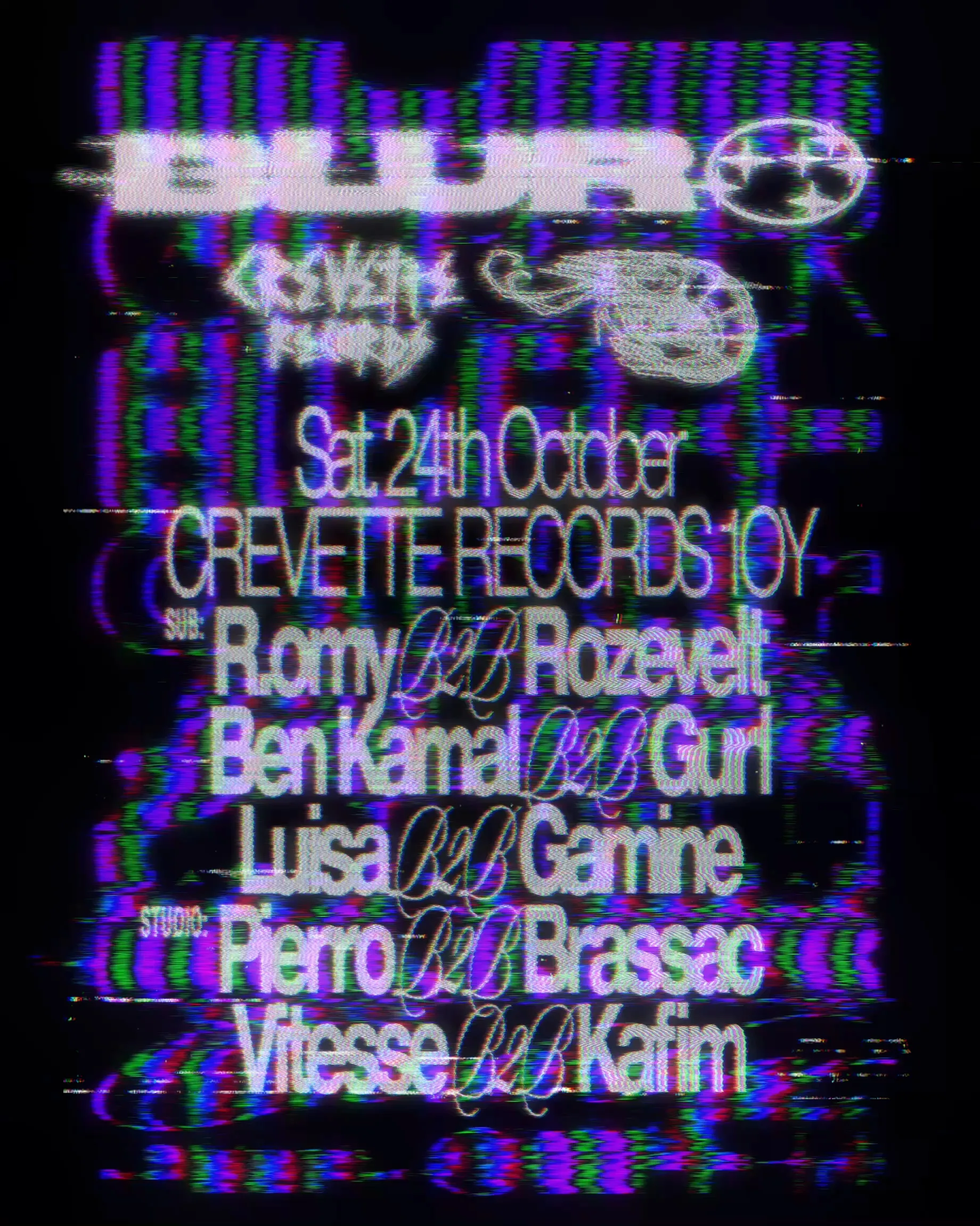 Blur X Crevette Records
