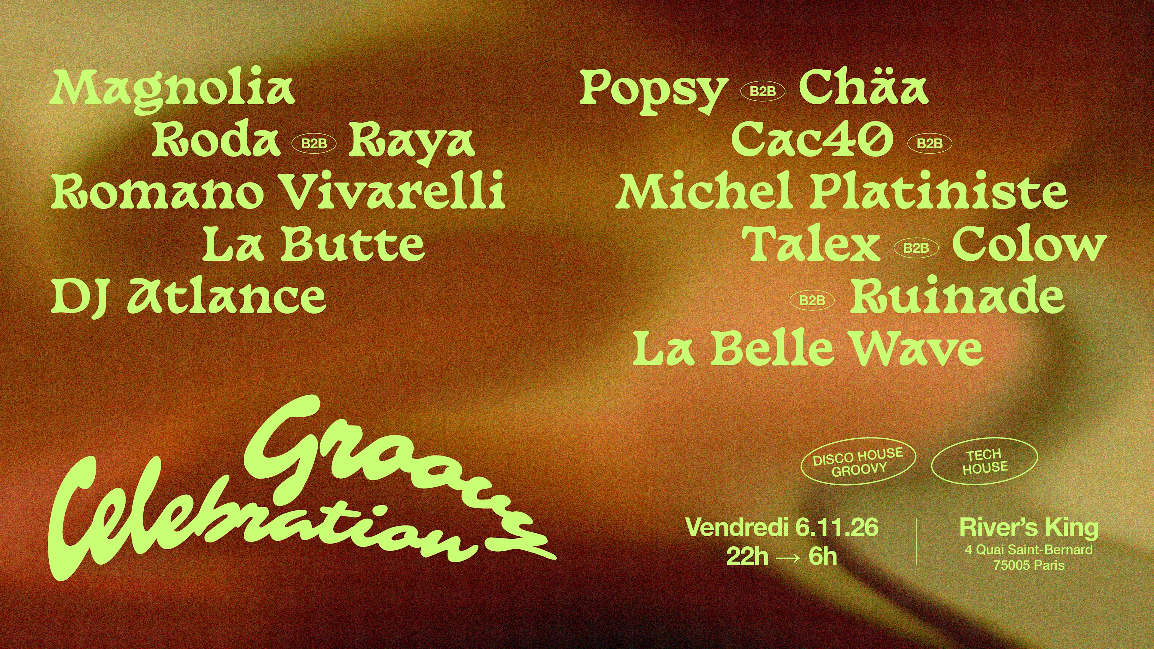 Groovy Celebration - Magnolia, Romano Vivarelli, Raya & More