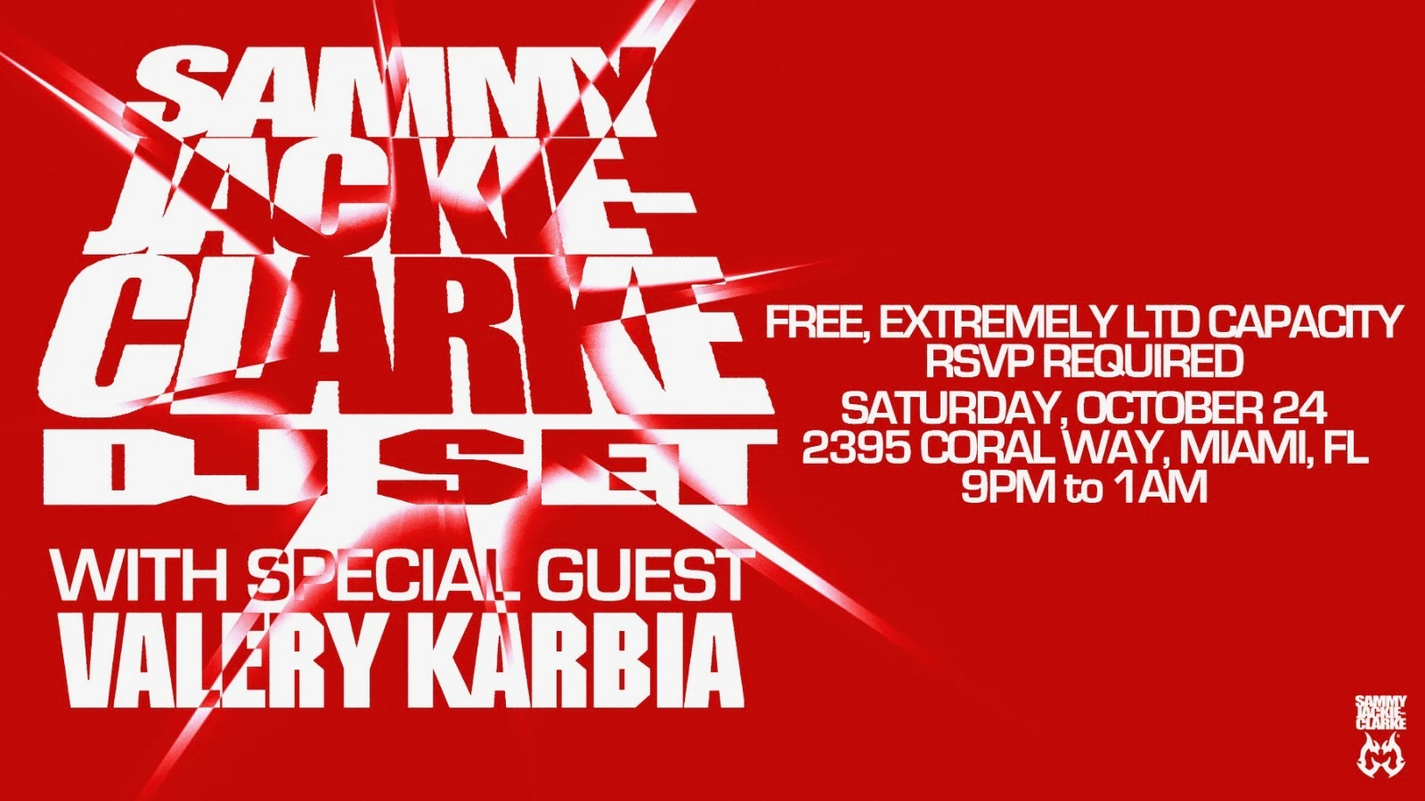 Sammy Jackie-Clarke Dj Set With Special Guest Valery Karbia