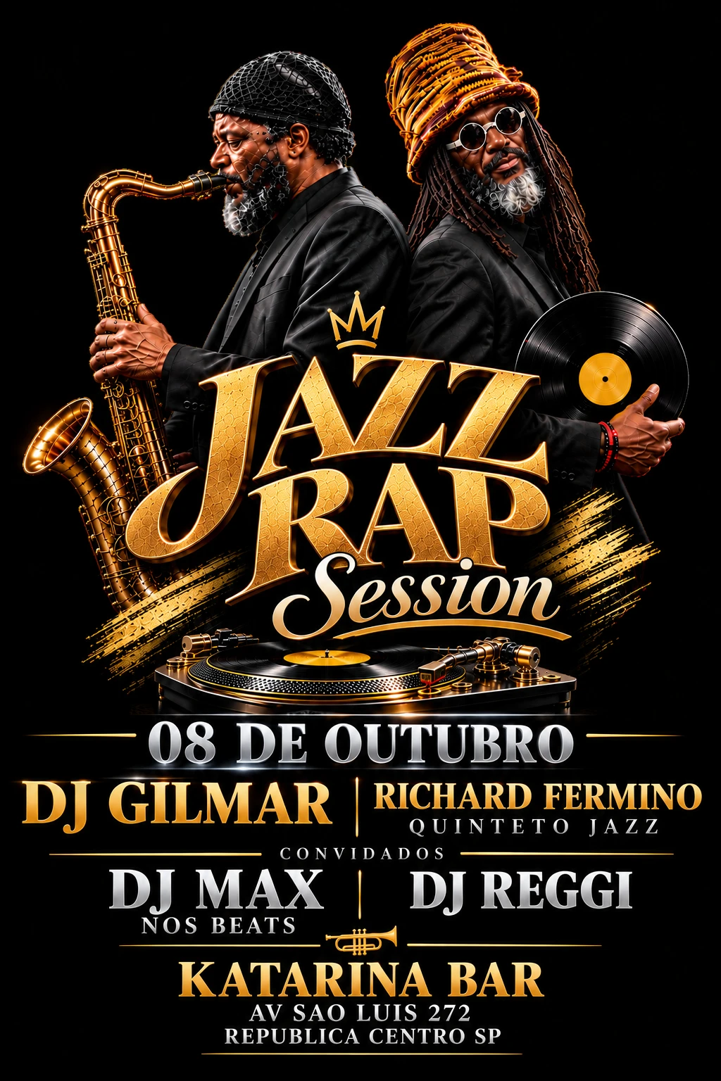Jazz Rap Session   Dj Gilmar + Richard Fermino Quinteto Jazz