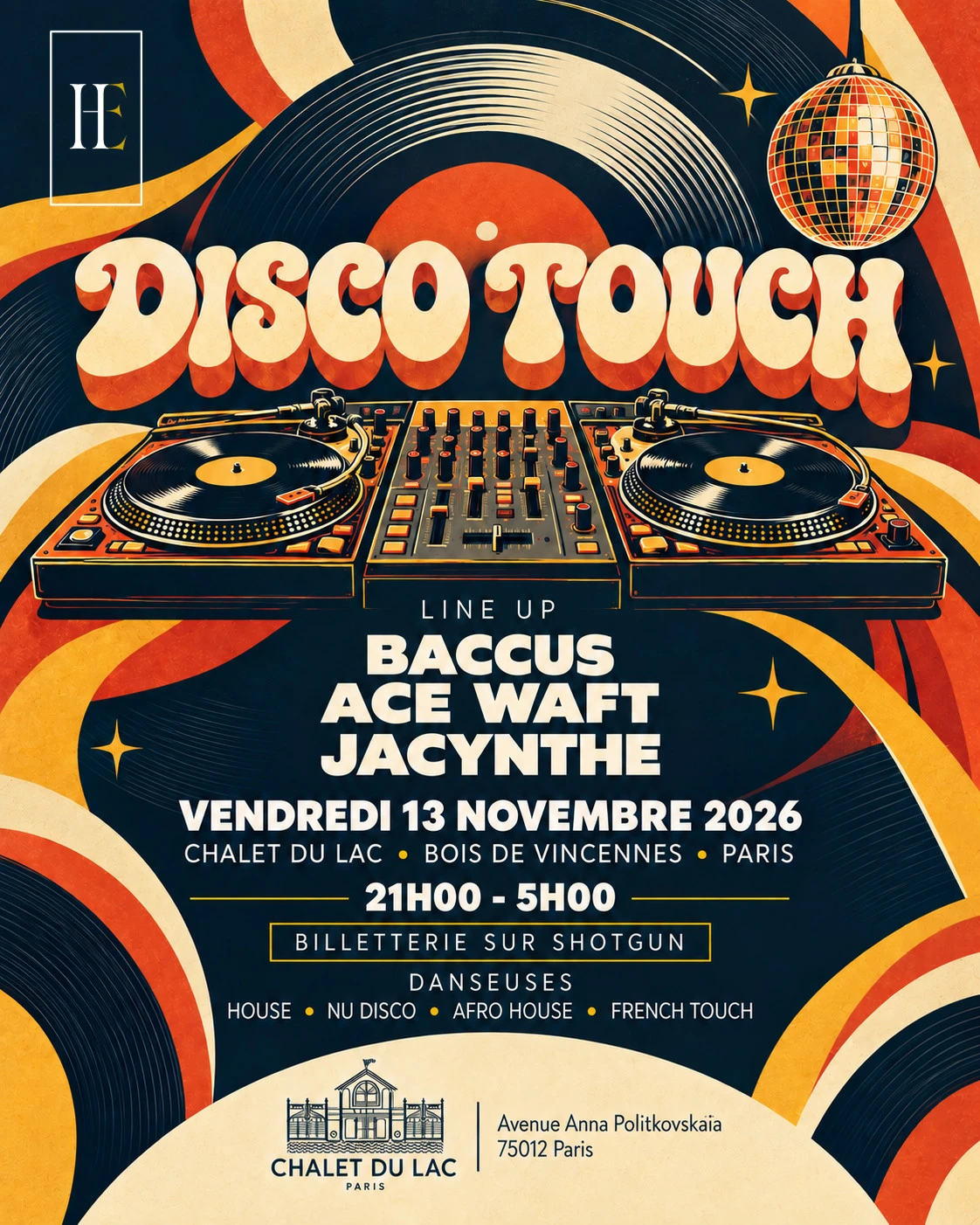 Disco Touch - Chalet Du Lac Du Bois De Vincennes