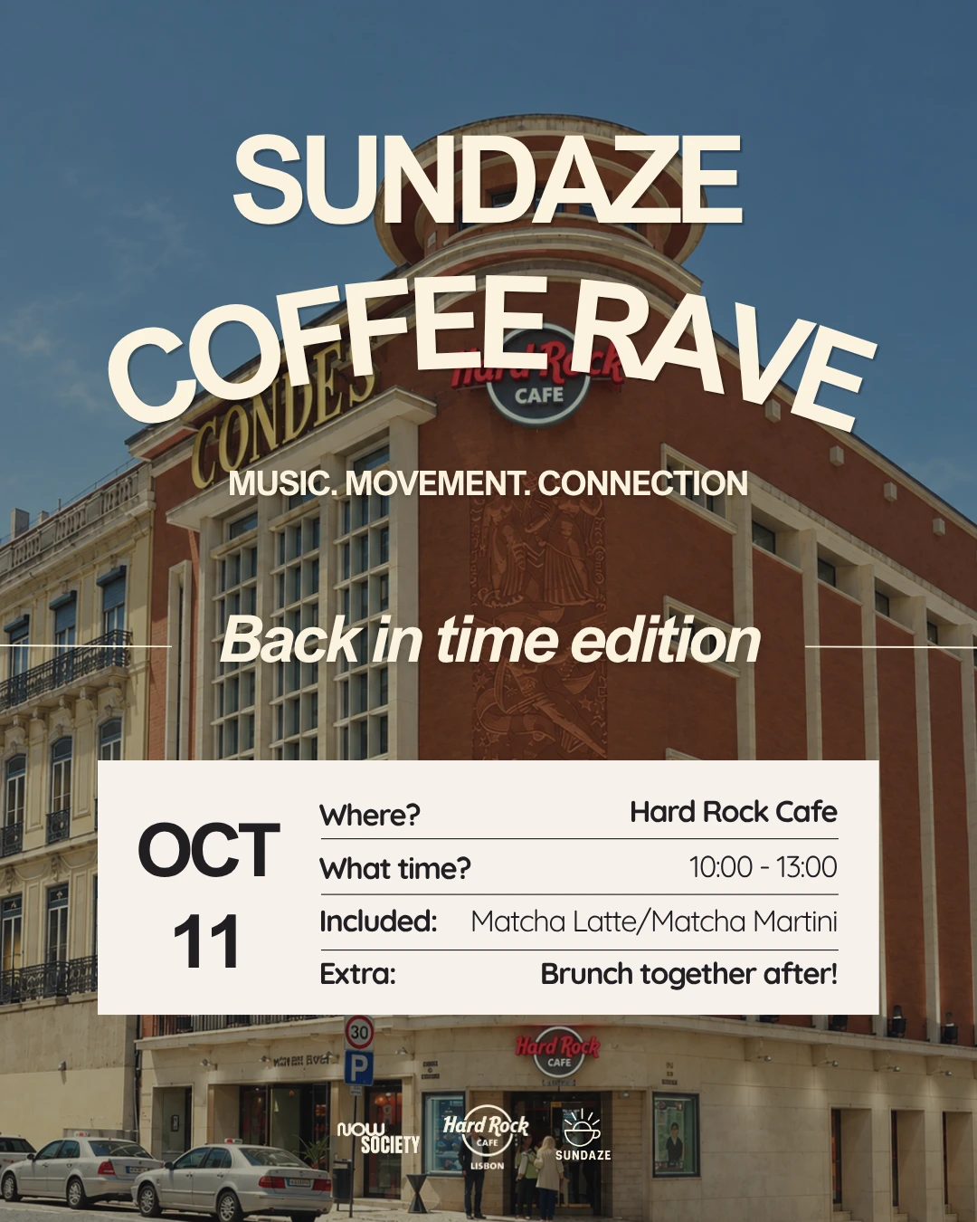 🪩Back In Time Coffee Rave & Community Brunch 🥞💛