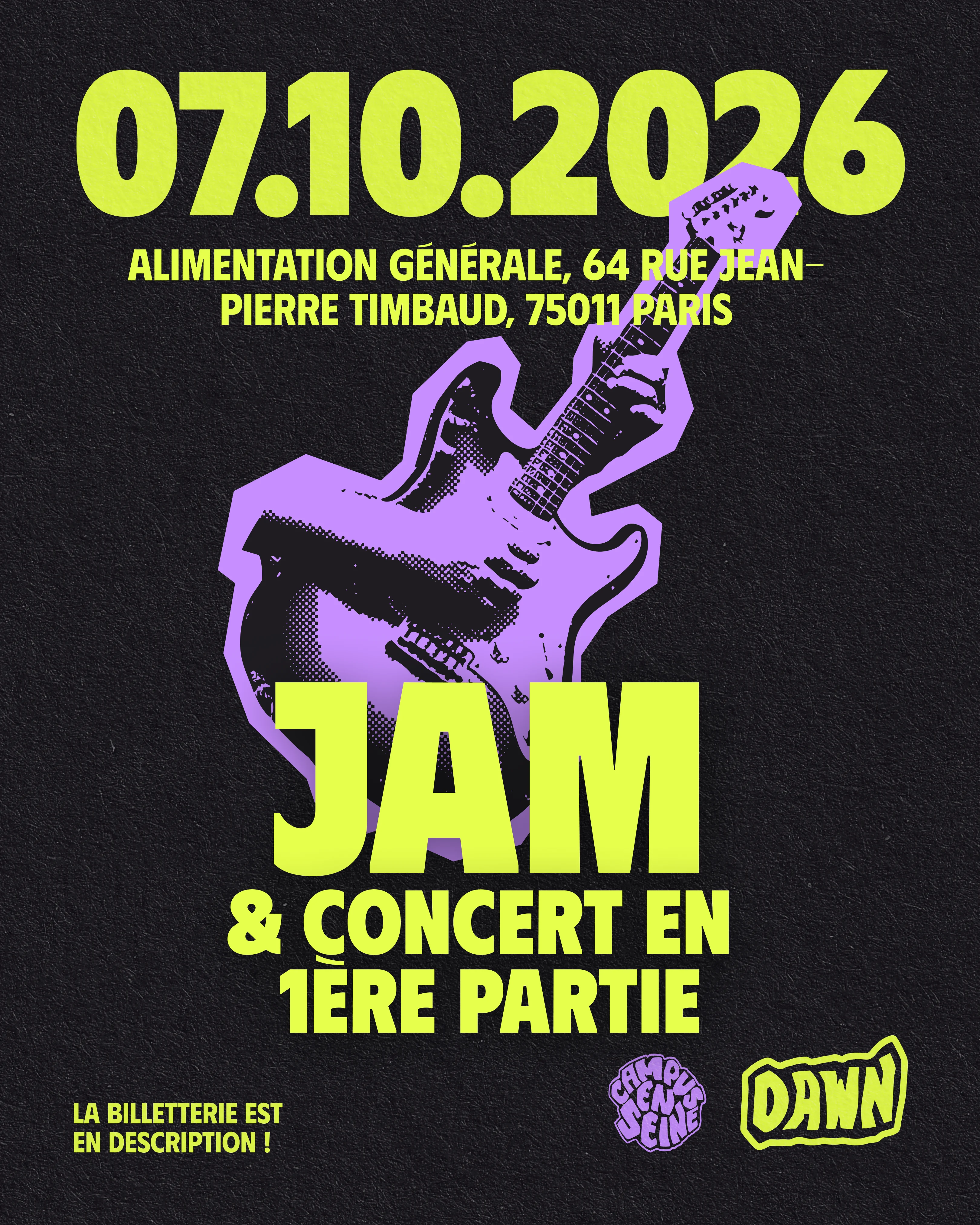 Dawn Première Soirée - Session Jam & Special Guest